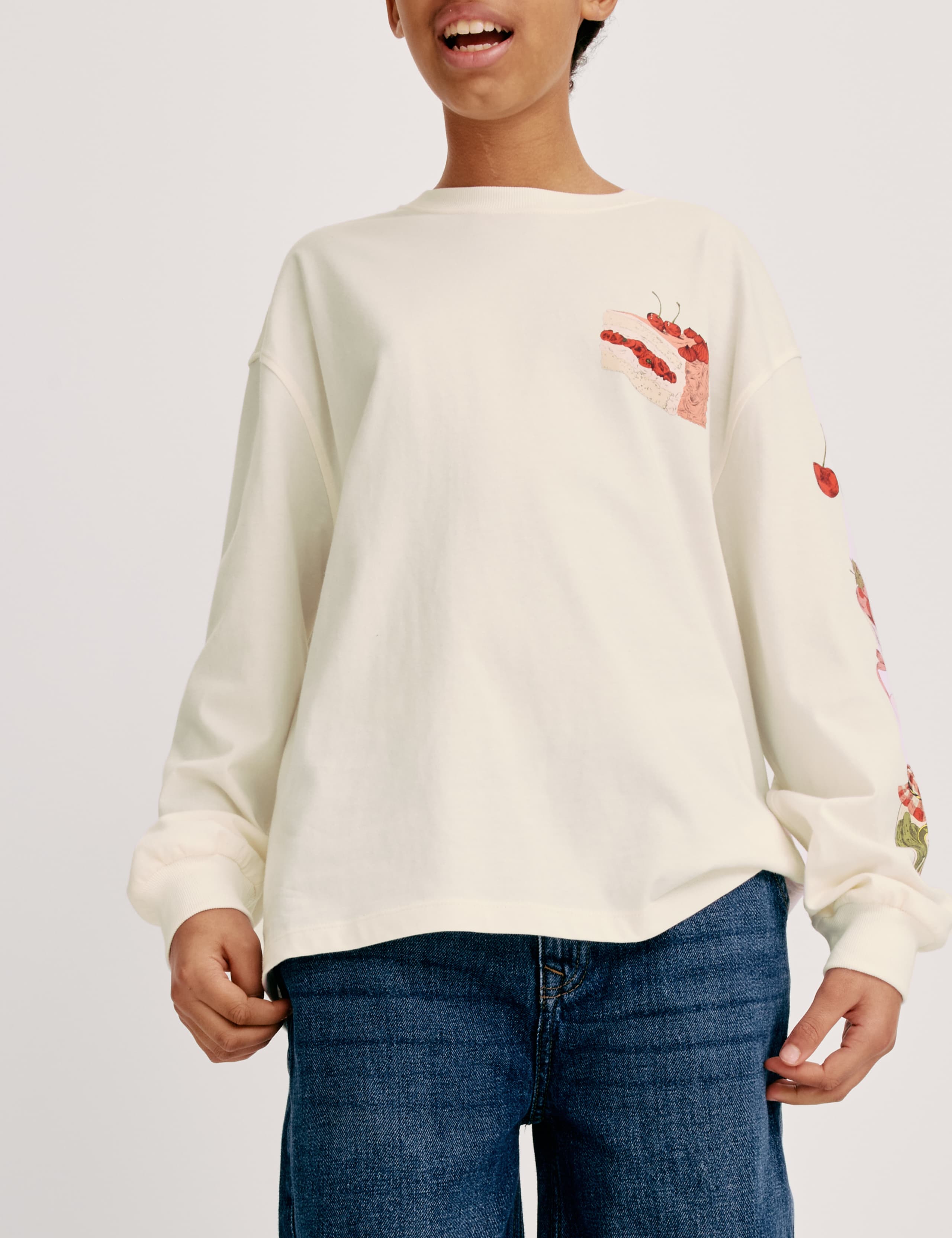 Pure Cotton Food Graphic Top (6-16 Yrs) 3 of 8