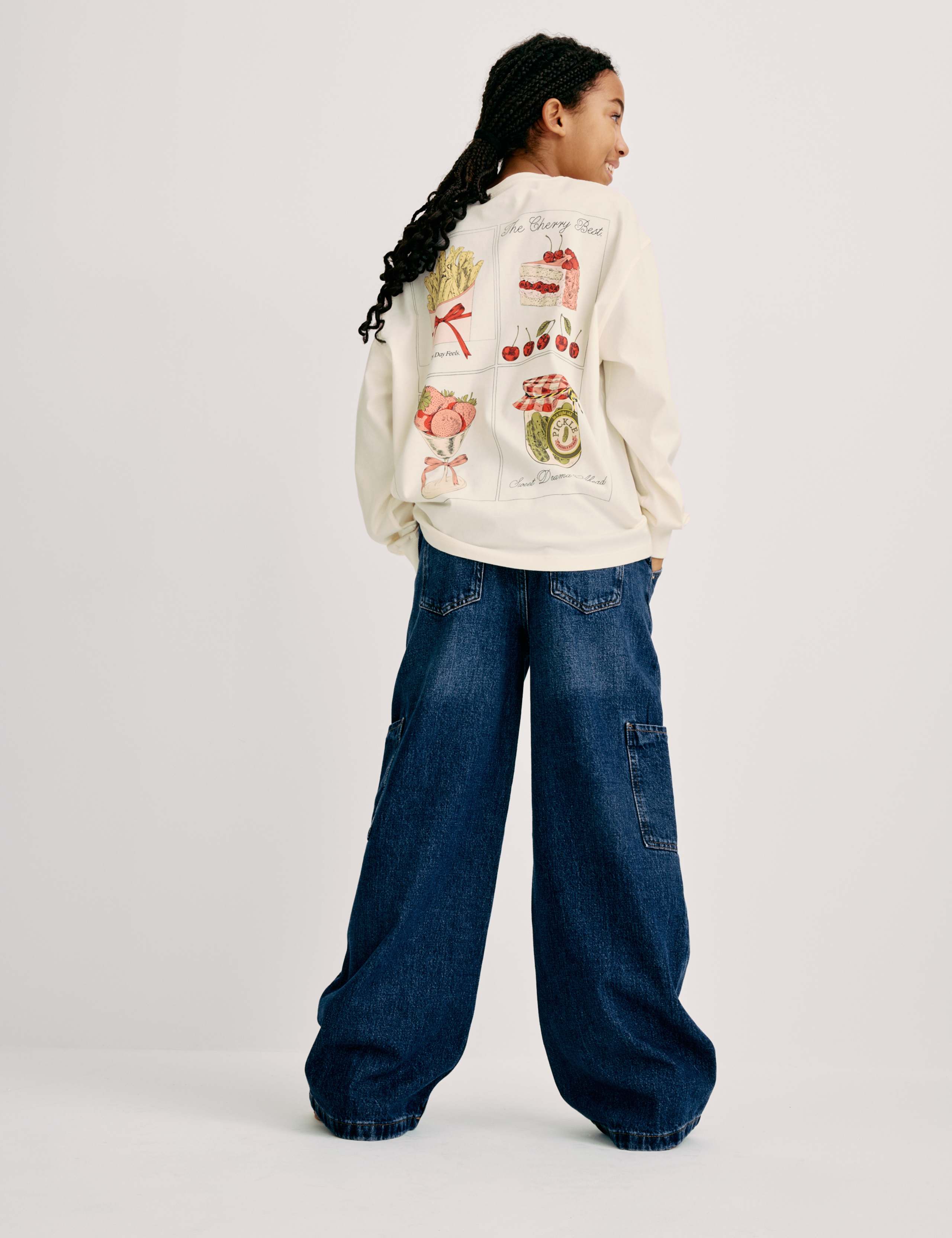 Pure Cotton Food Graphic Top (6-16 Yrs) 4 of 8