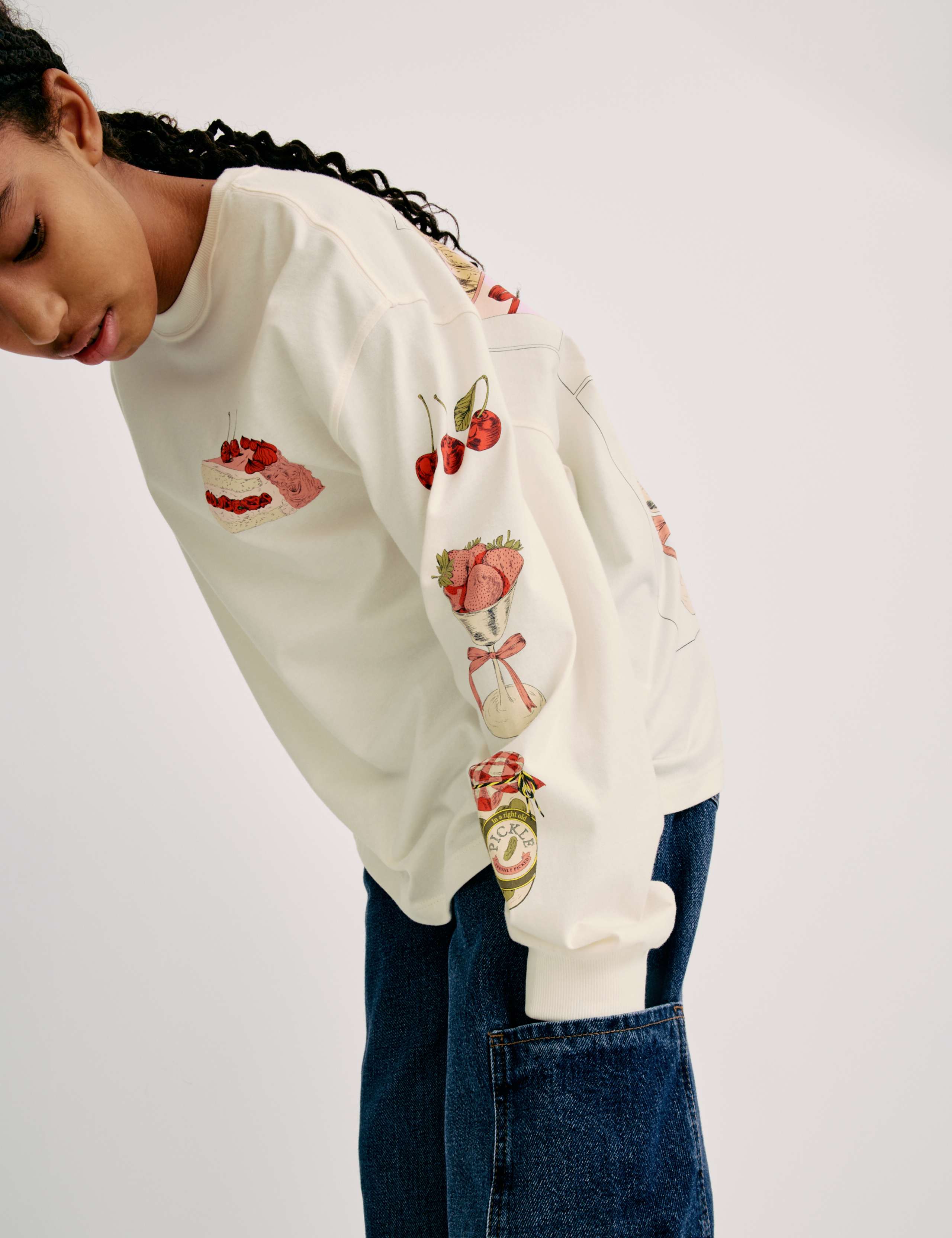 Pure Cotton Food Graphic Top (6-16 Yrs) 5 of 8