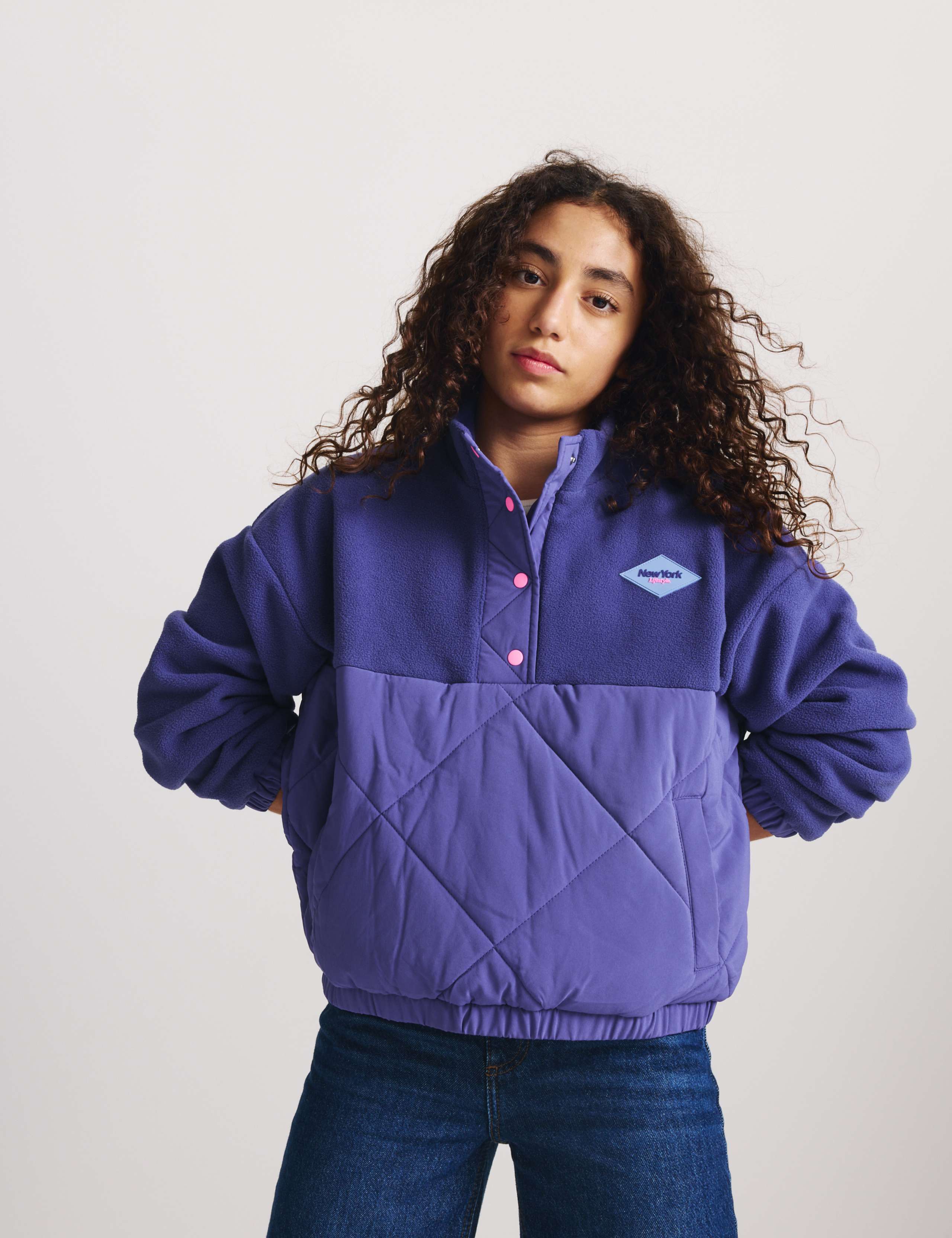 Fleece Padded Jacket (2-16 Yrs) 1 of 7