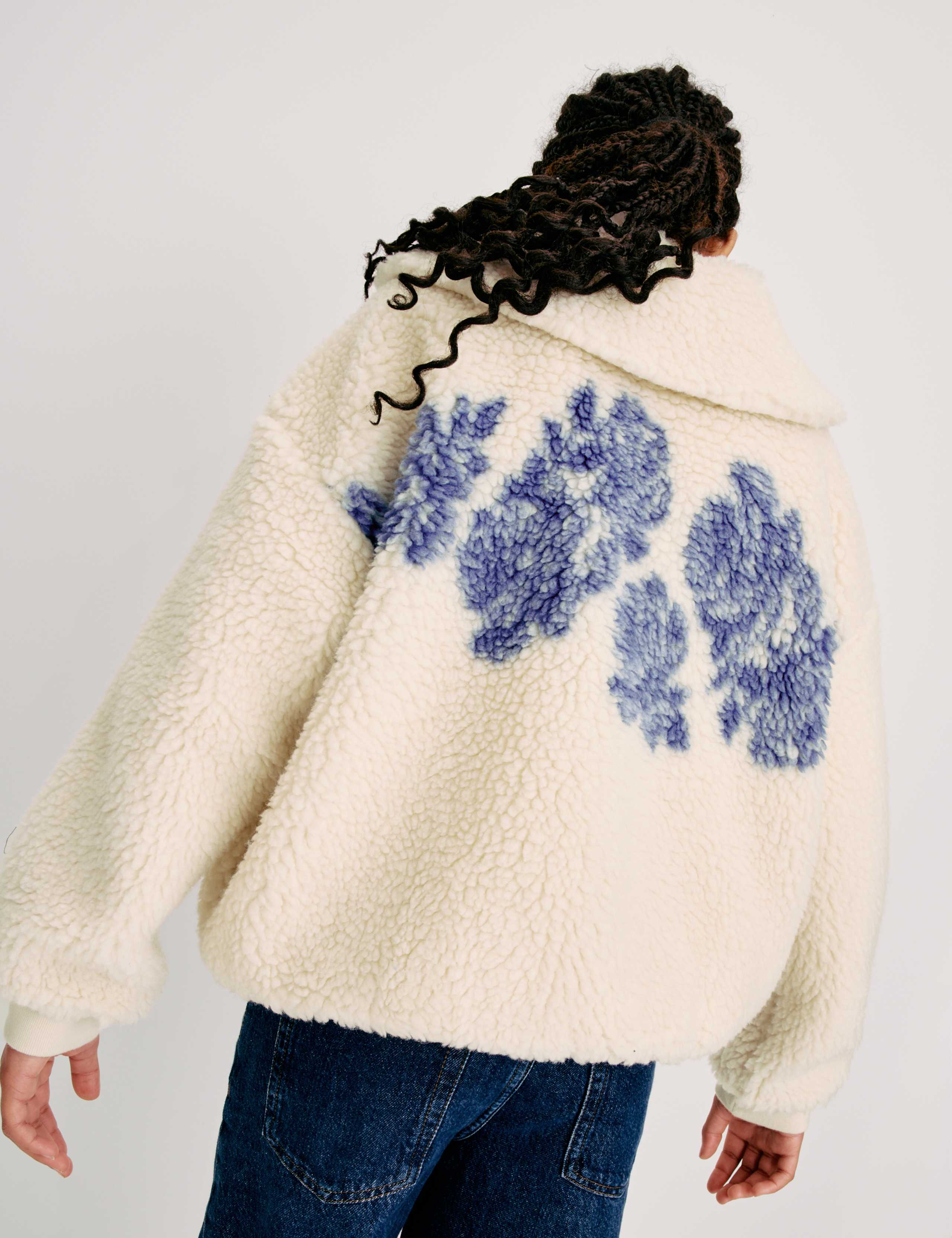 Floral Print Borg Jacket (6-16 Yrs) 6 of 6