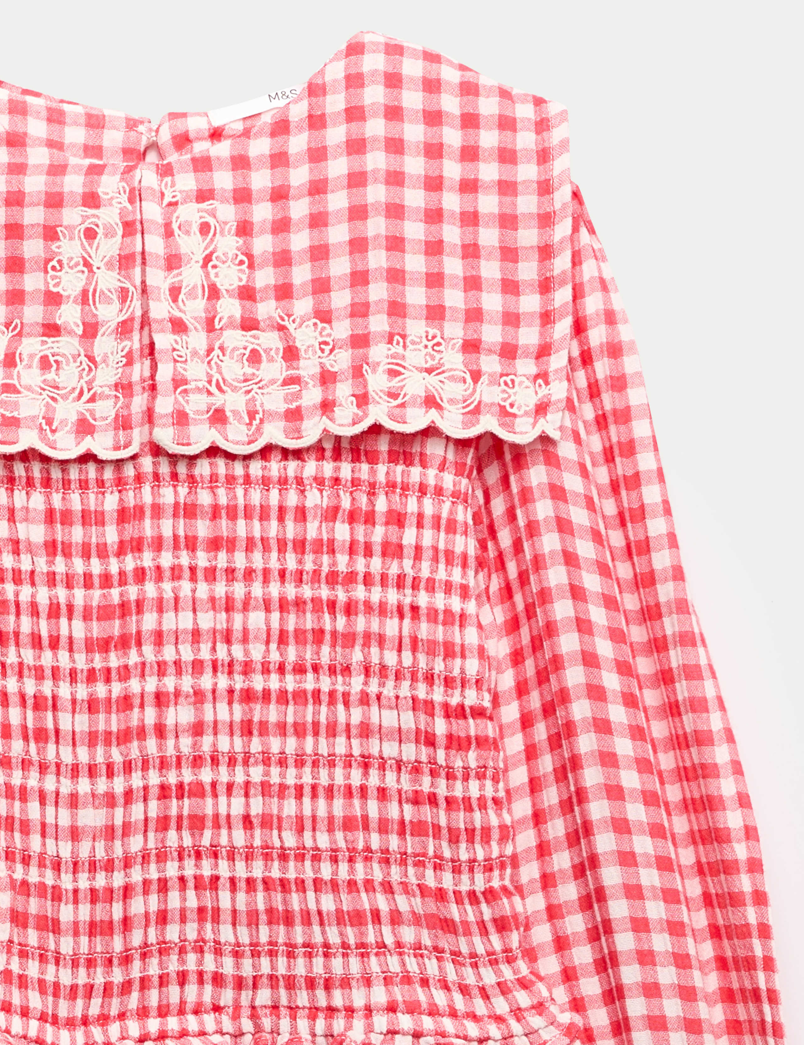 Pure Cotton Gingham Blouse (6-16 Yrs) 6 of 6