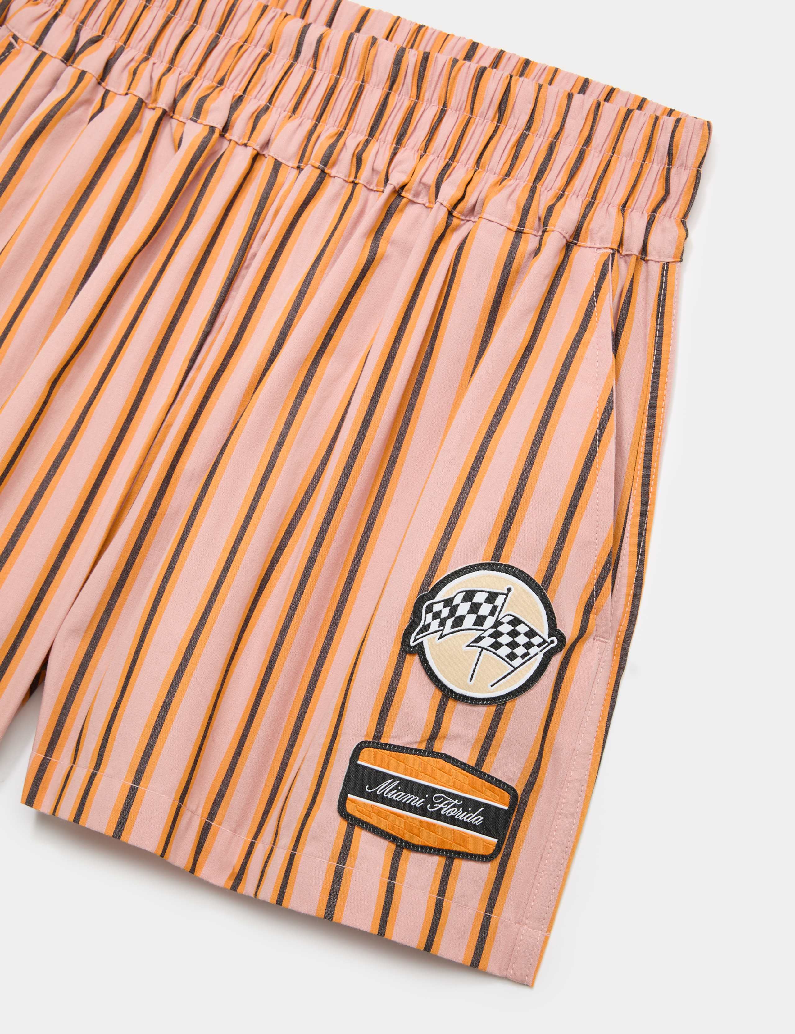 Pure Cotton McLaren Striped Shorts (6-16 Yrs) 2 of 2