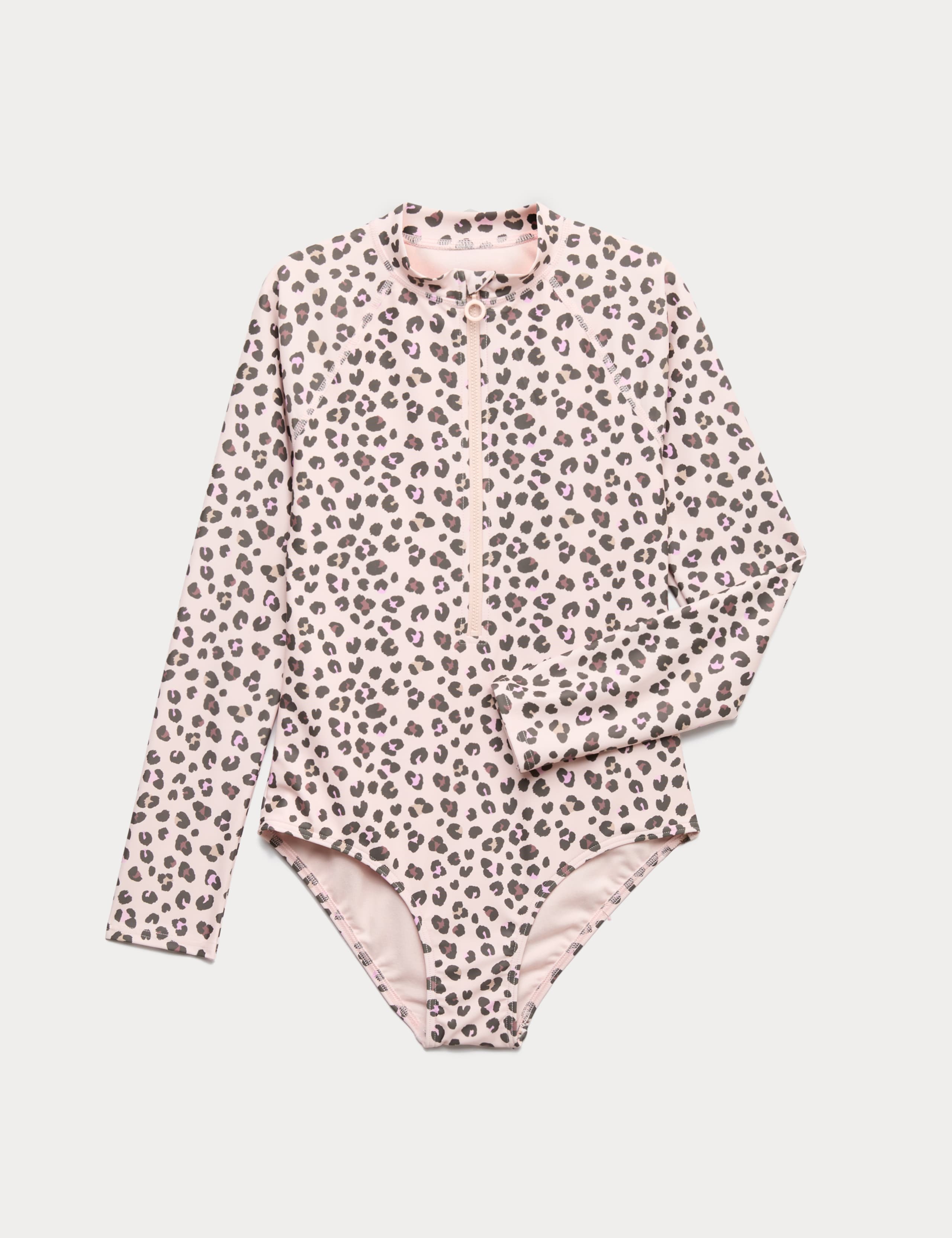 Leopard Long Sleeve Swimsuit (6-16 Yrs) 1 of 2