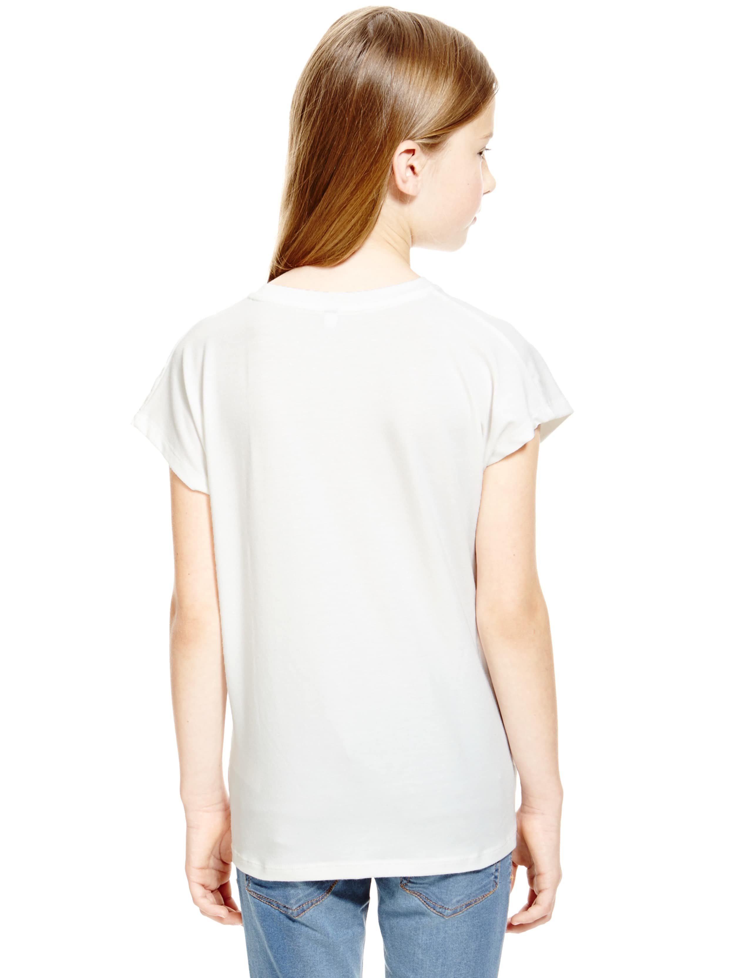 Short Sleeve Cat Print T-Shirt (5-14 Years) 3 of 3