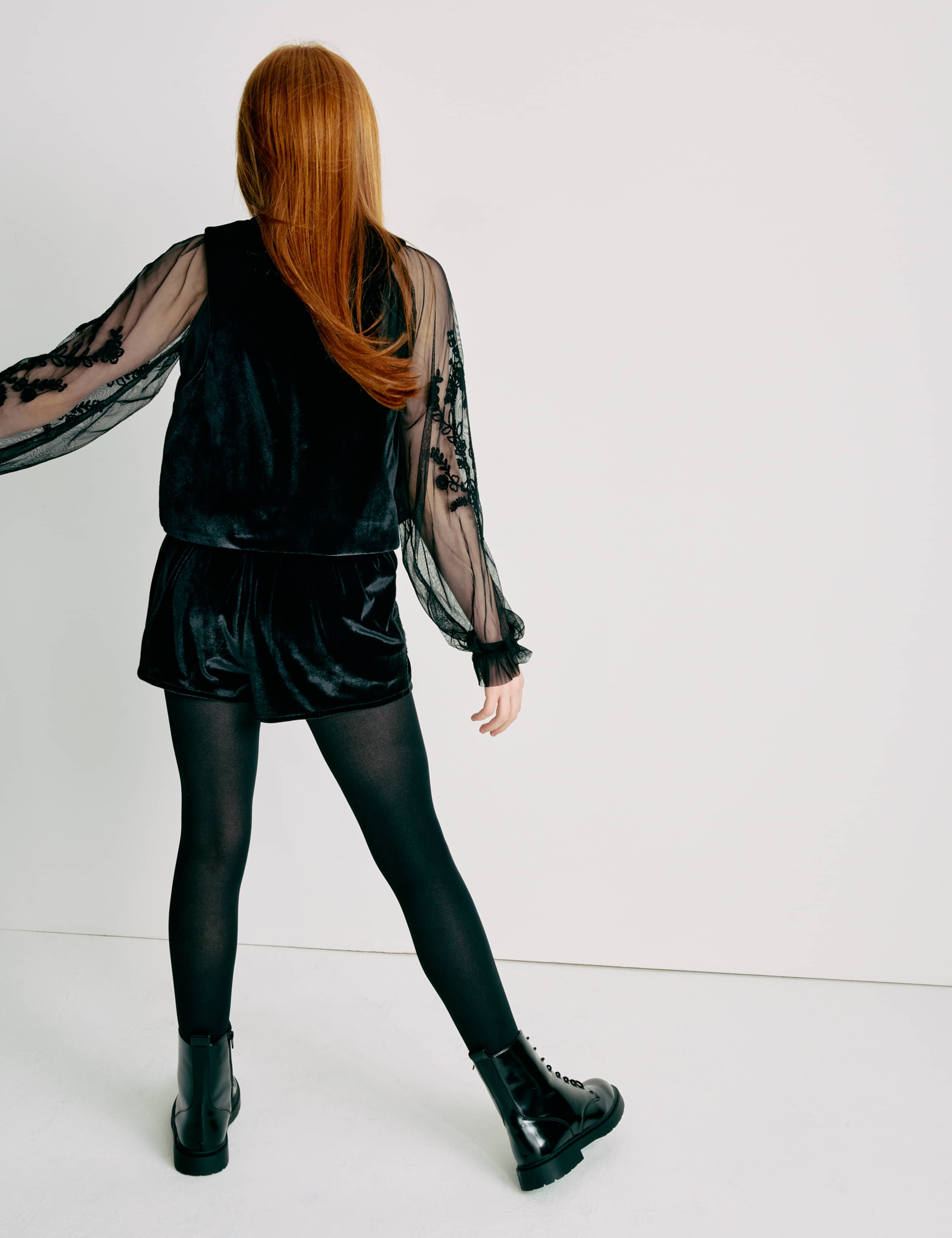 2pc Velvet Waistcoat and Shirt Set (6-16 Yrs) 4 of 7