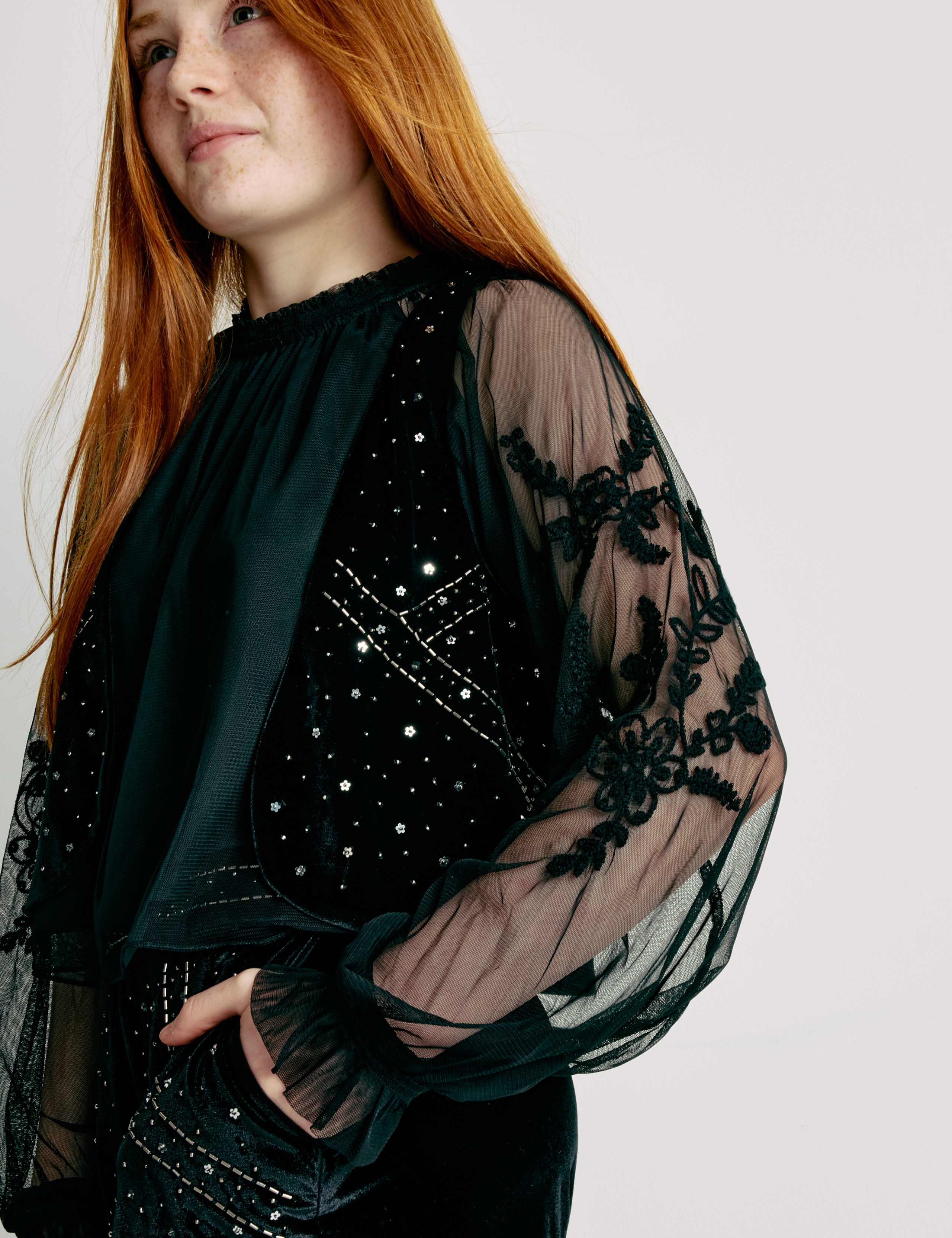 2pc Velvet Waistcoat and Shirt Set (6-16 Yrs) 5 of 7