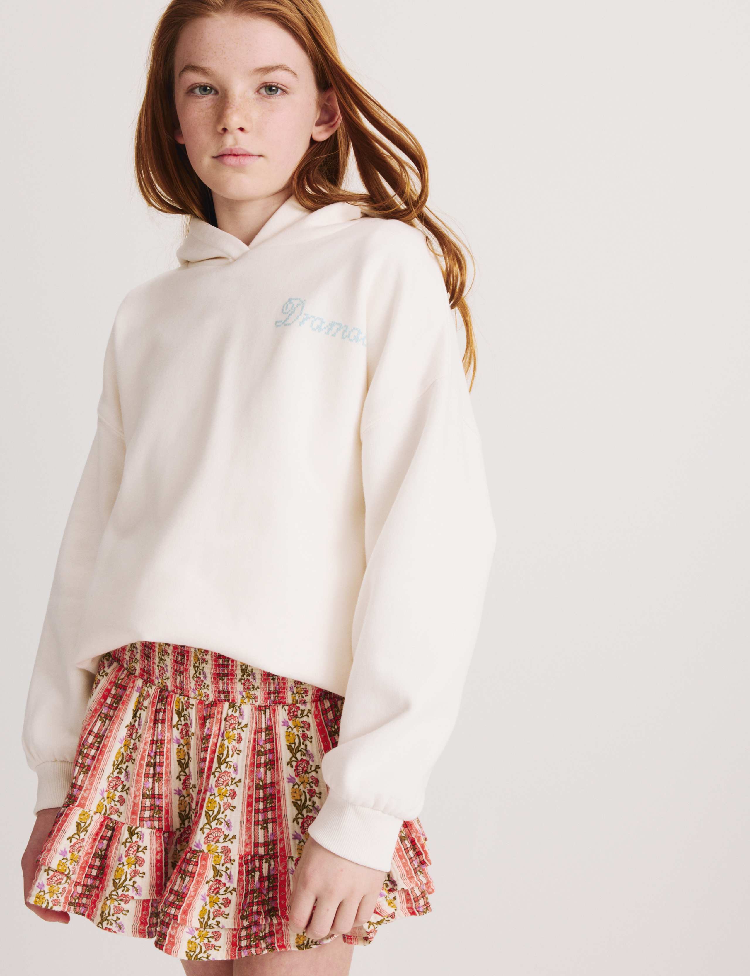 Floral Print Rara Skirt (6-16 Yrs) 1 of 5