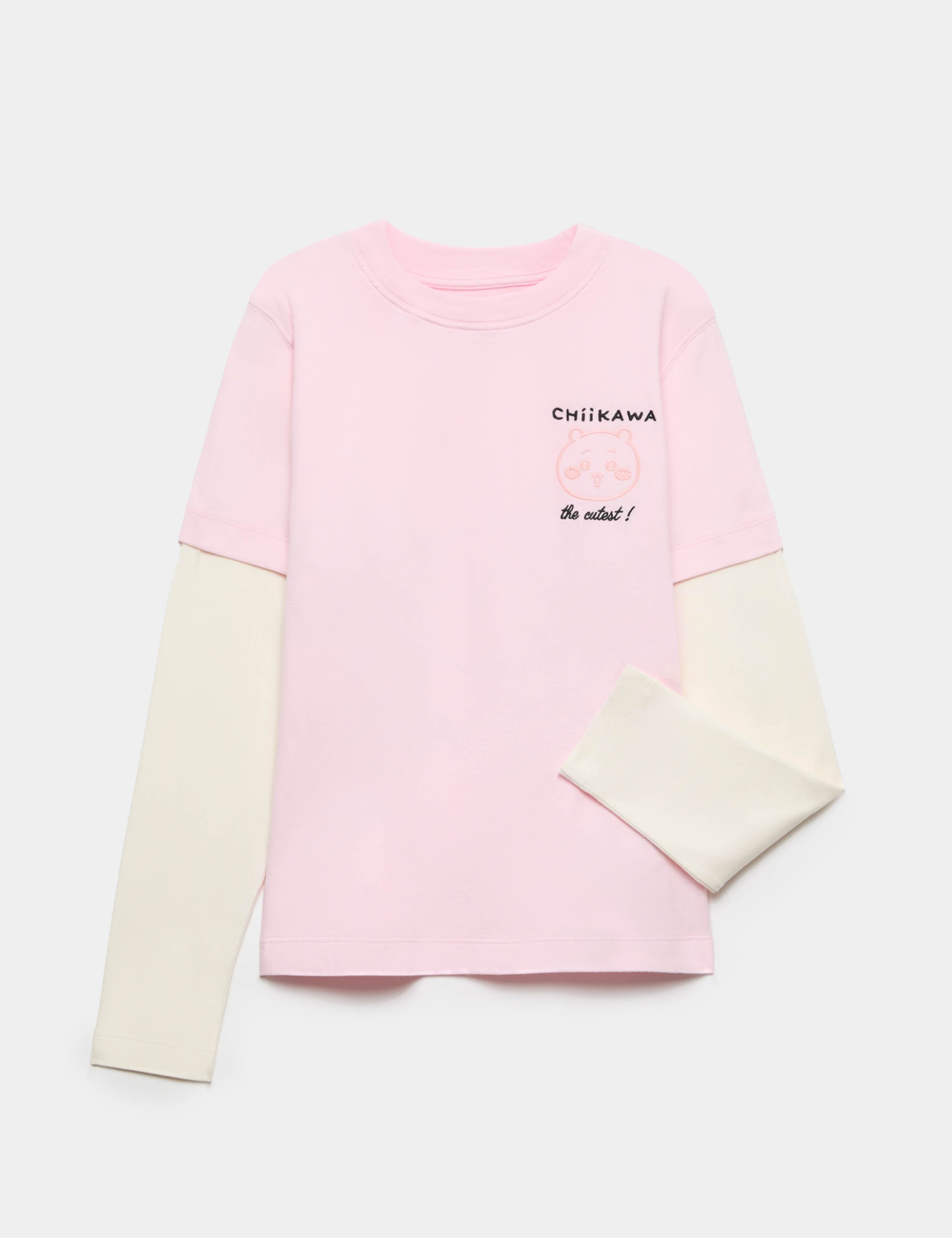 Cotton Rich Chiikawa Layered Top (6-16 Yrs) 1 of 2