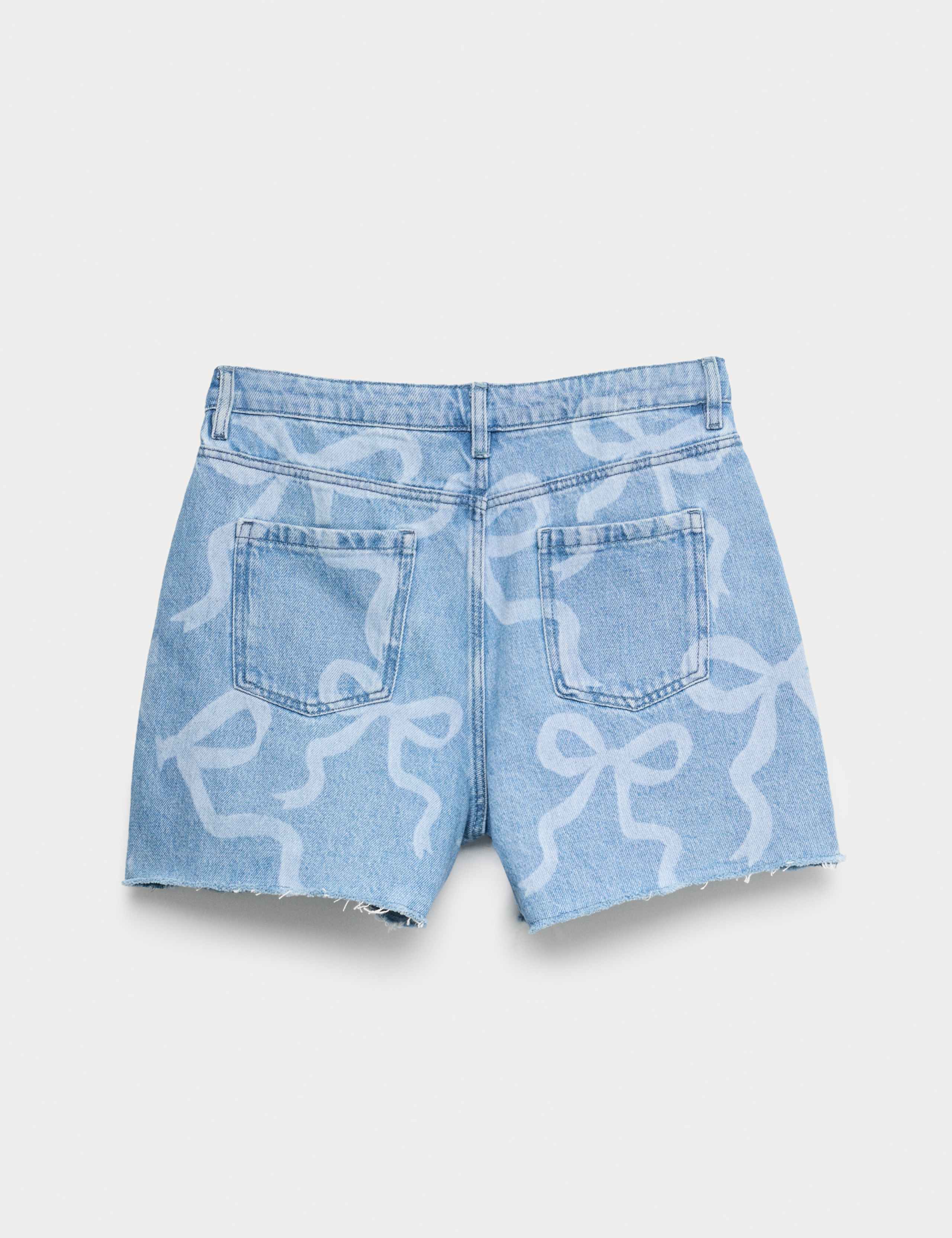 Denim Bow Shorts (6-16 Yrs) 2 of 3