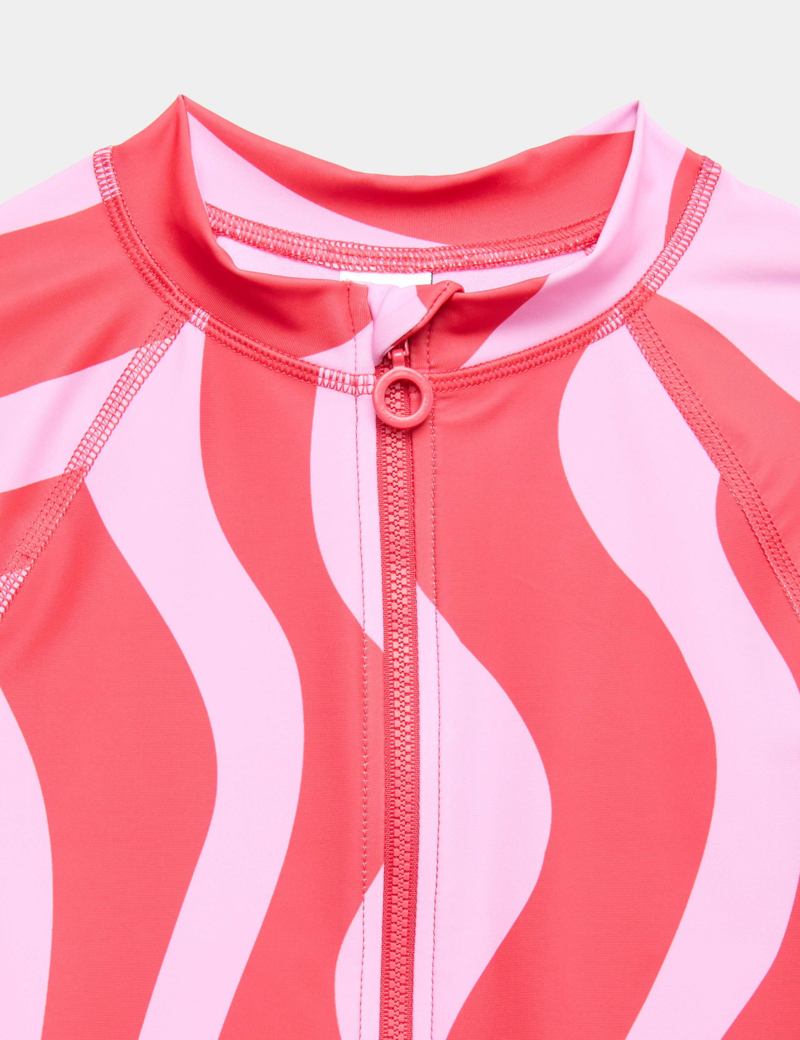 Wave Stripe Long Sleeve Swimsuit (6-16 Yrs) 2 of 2