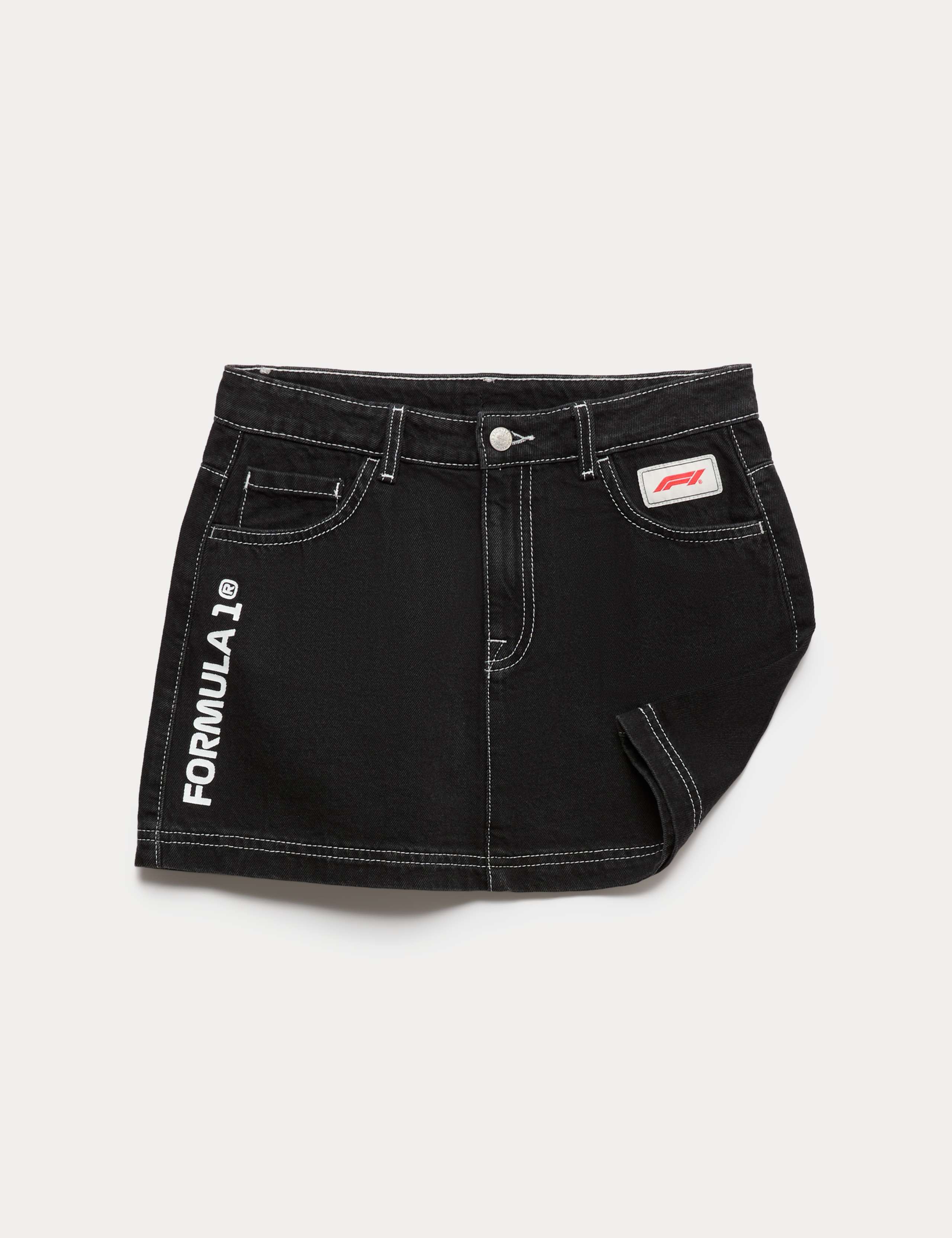 Denim F1™ Mini Skirt (6-16 Yrs) 1 of 2