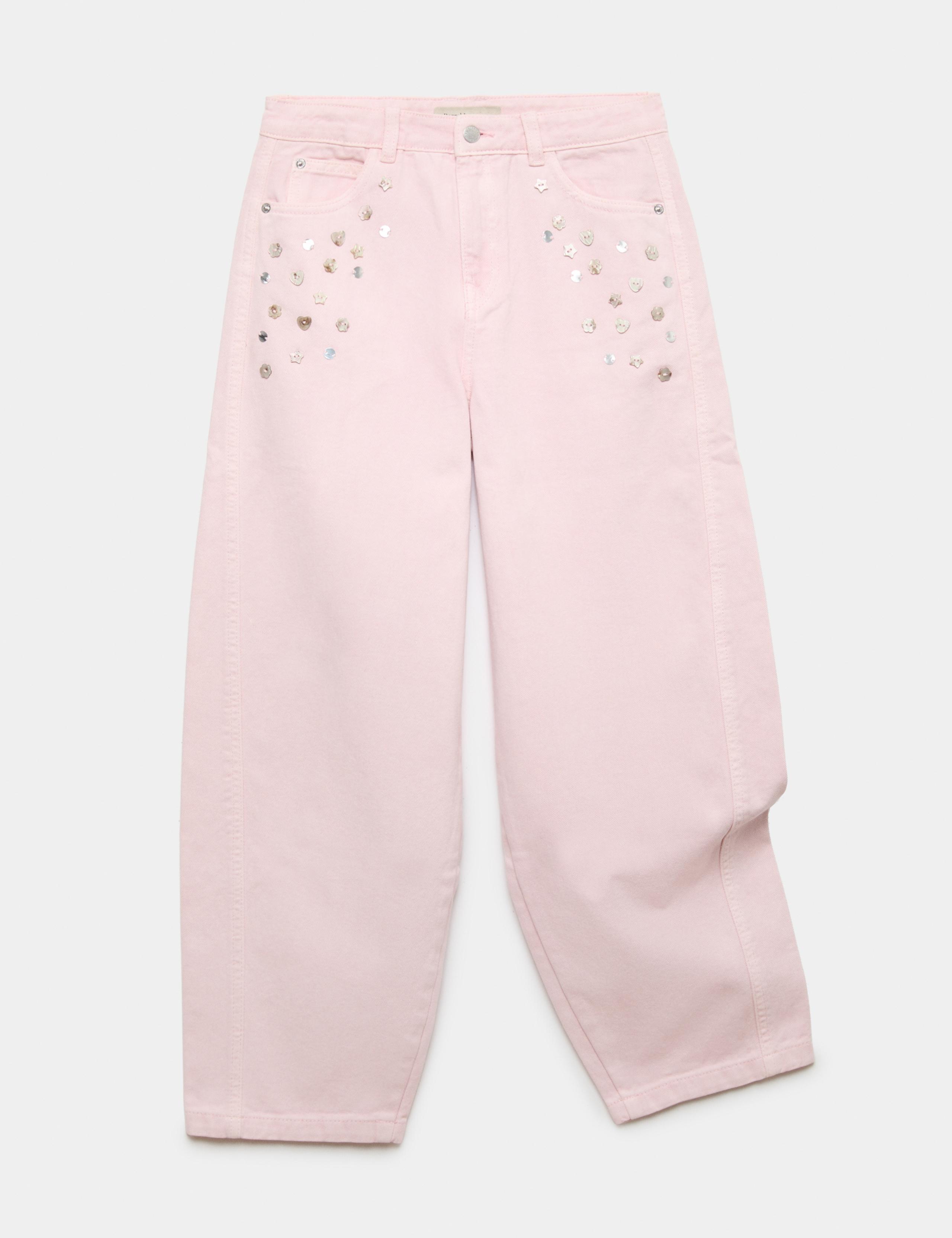 Embellished Barrel Jeans (6-16 Yrs) 1 of 3