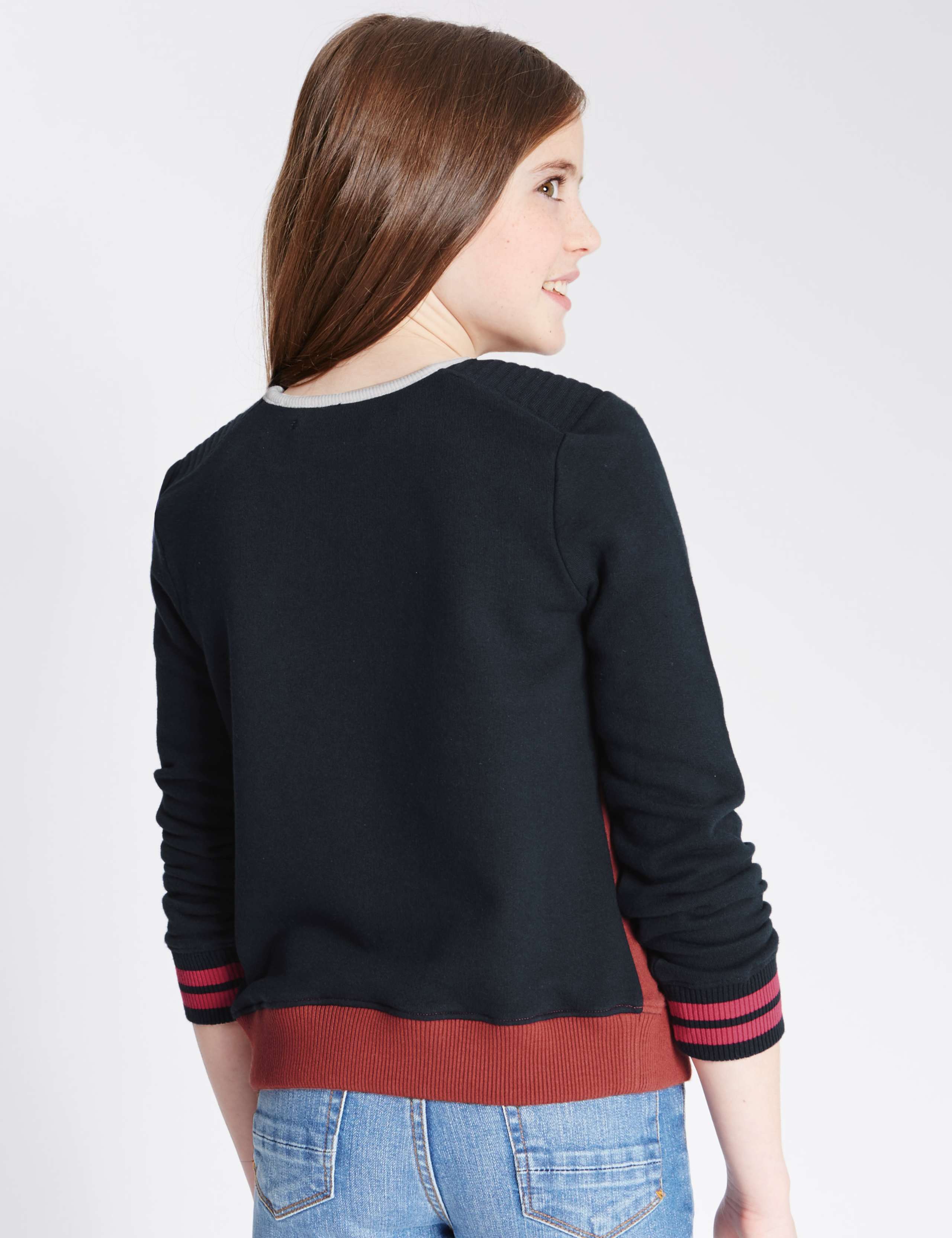 Cotton Rich Long Sleeve Sweatshirt (5-14 Years) 2 of 4