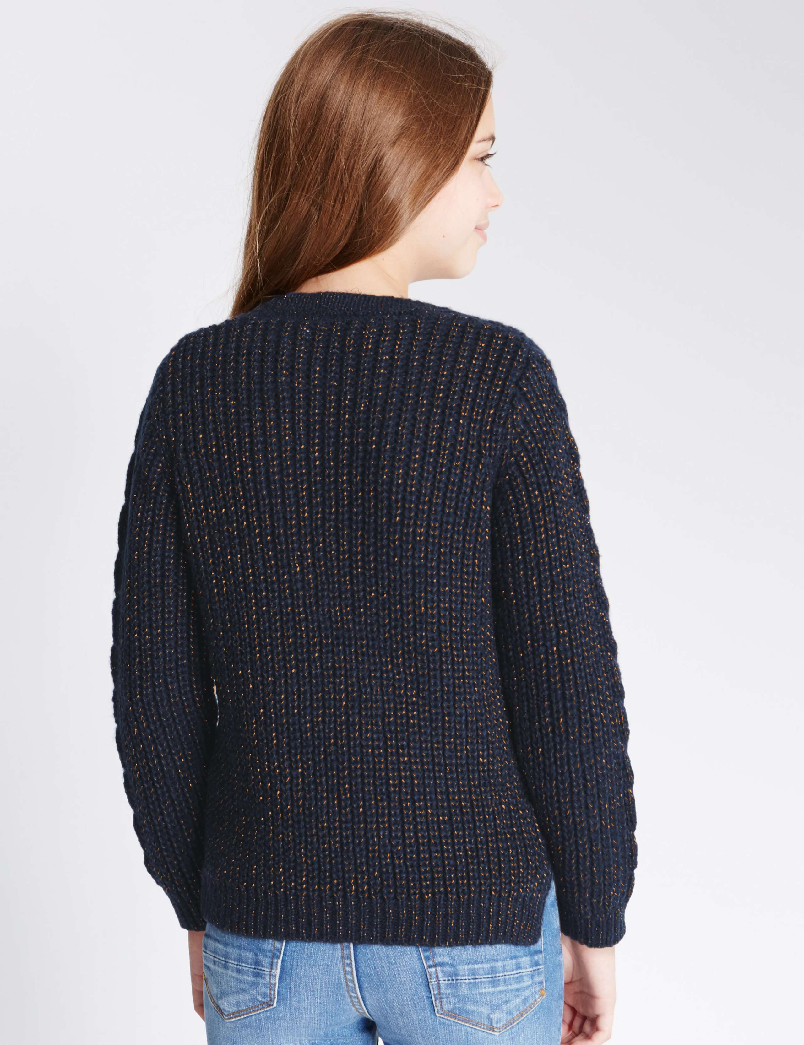 Round Neck Long Sleeve Jumper (5-14 Years) 3 of 5