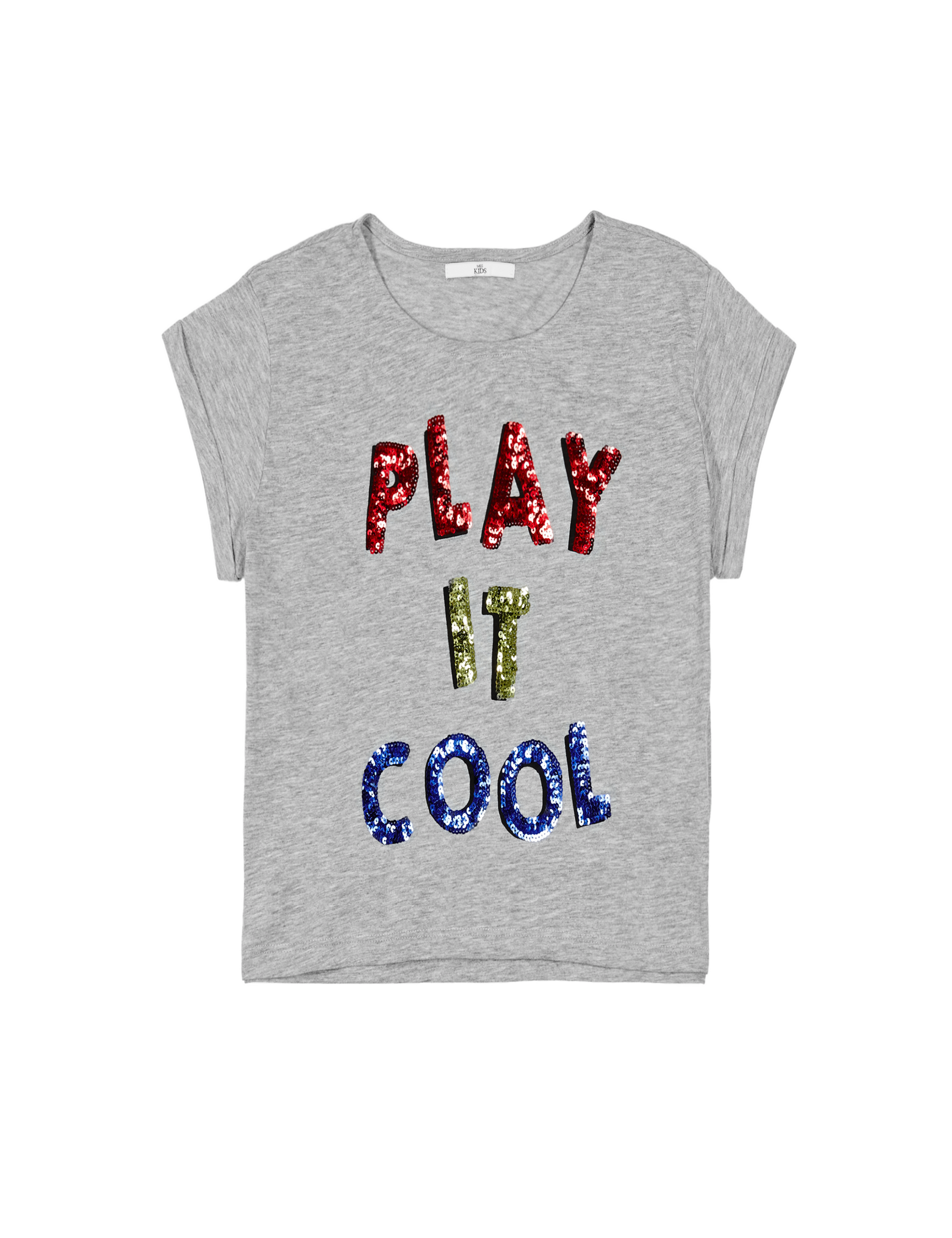 Sequin Embellished T-Shirt (5-14 Years) 2 of 3