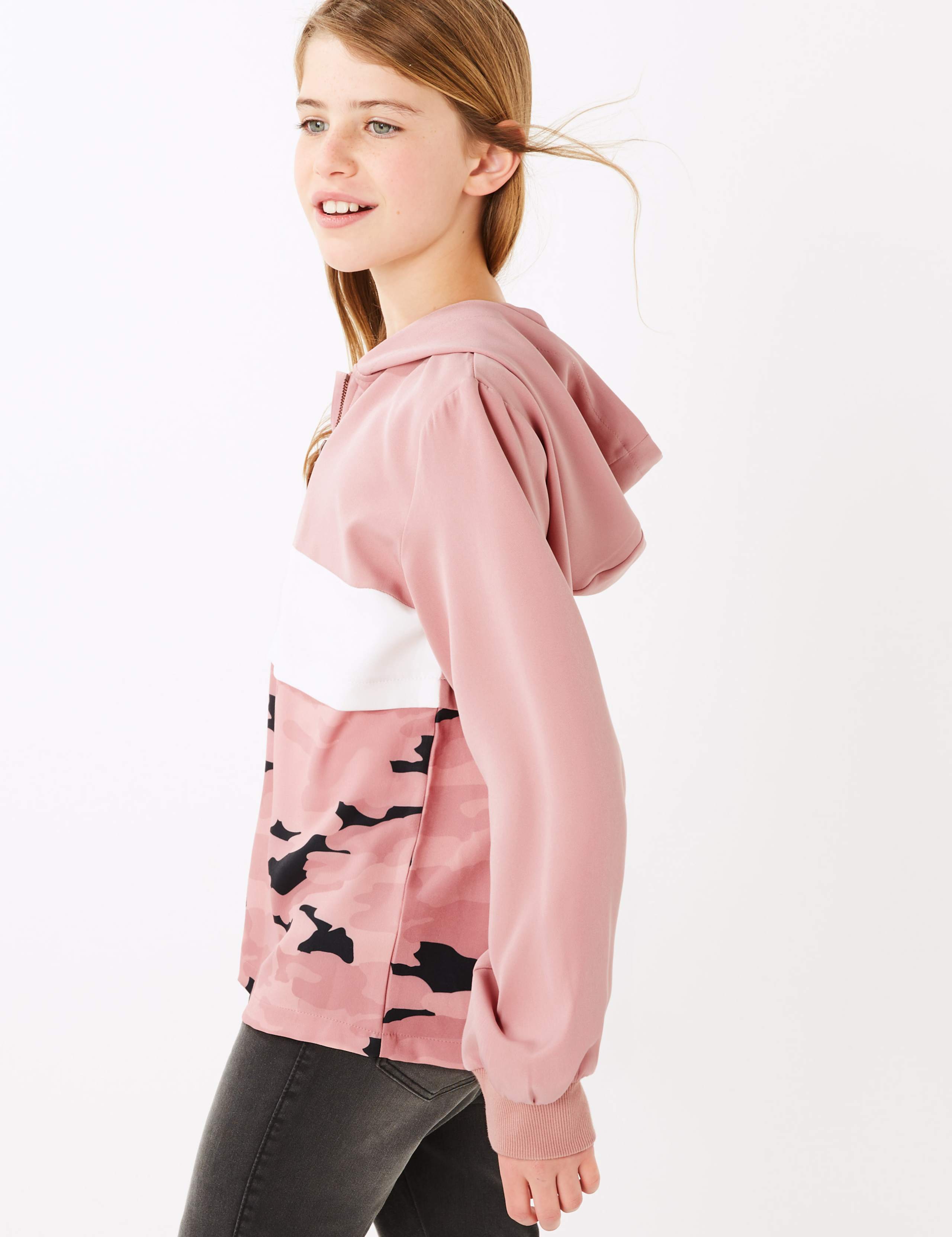 Camouflage Colour Block Zip Hoodie (6-16 Years) 4 of 5