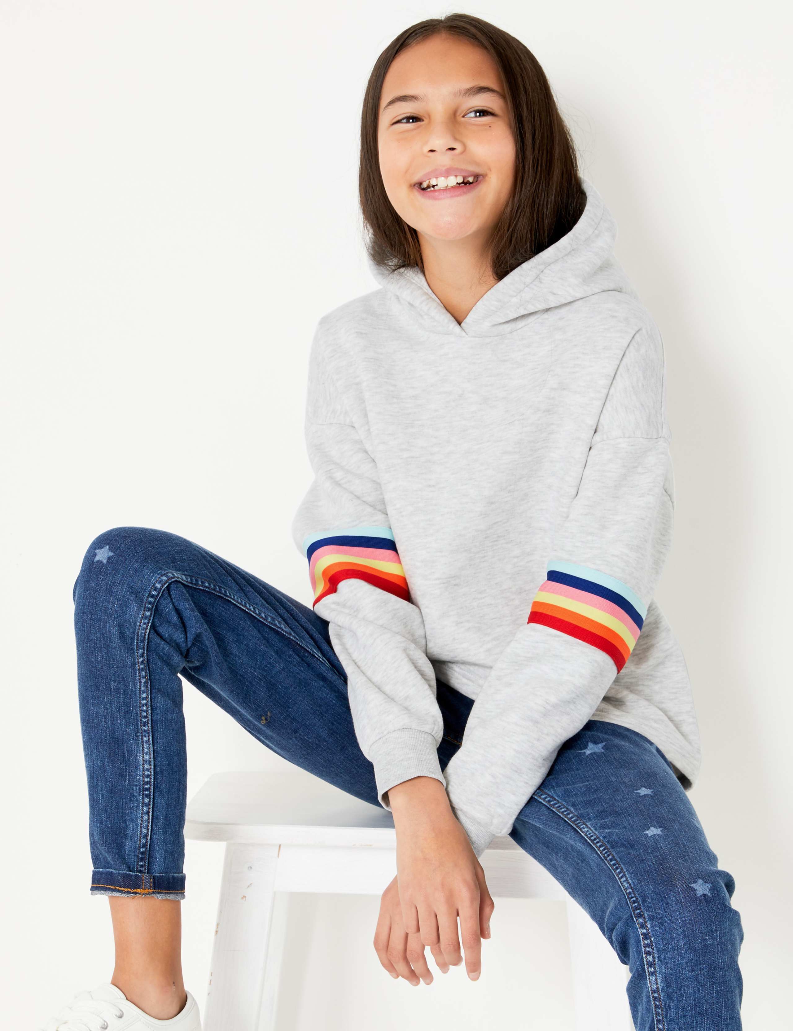 Rainbow Tape Hoodie (6-16 Years) 1 of 4