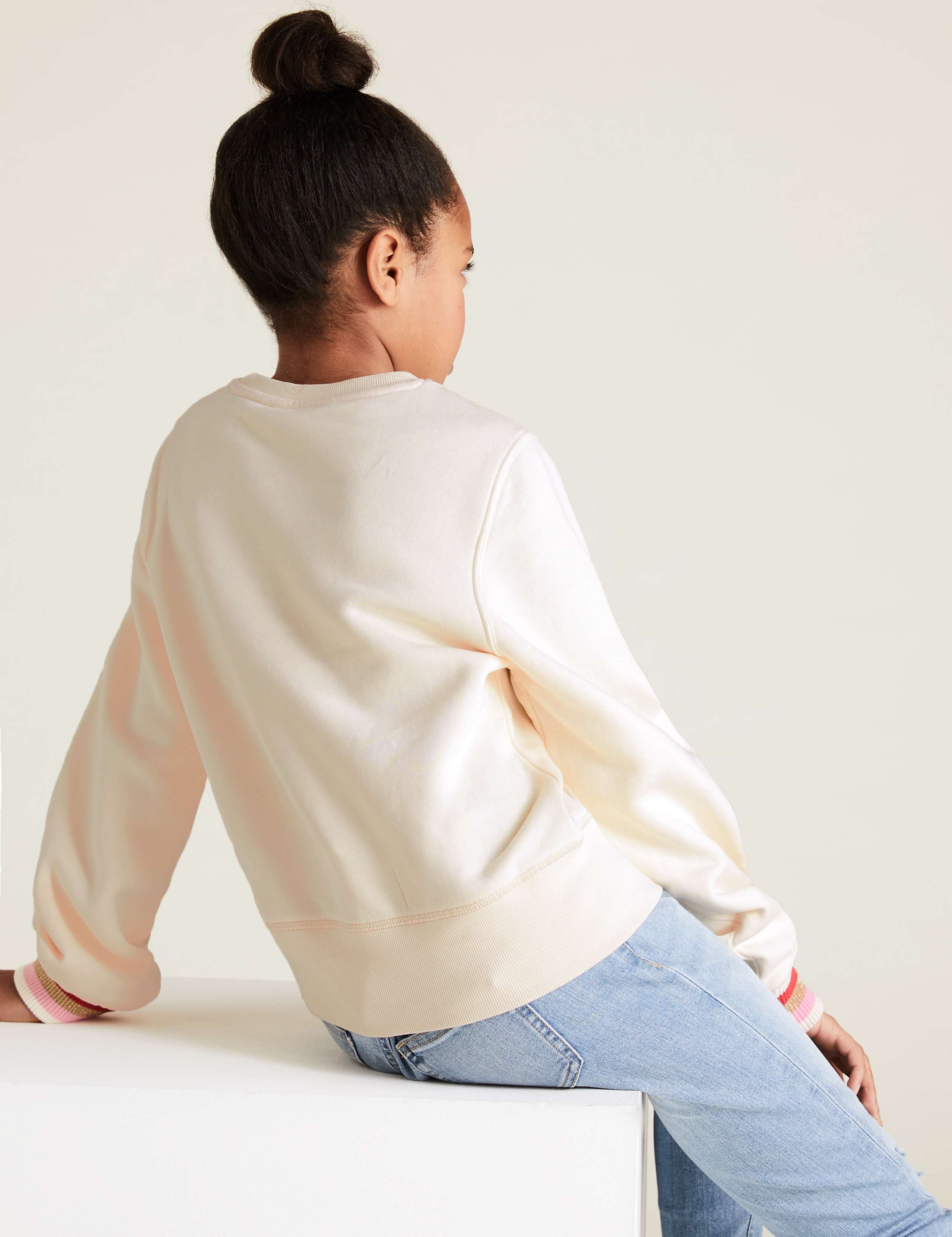 Cotton Boucle Future Slogan Sweatshirt (6-14 Yrs) 4 of 4