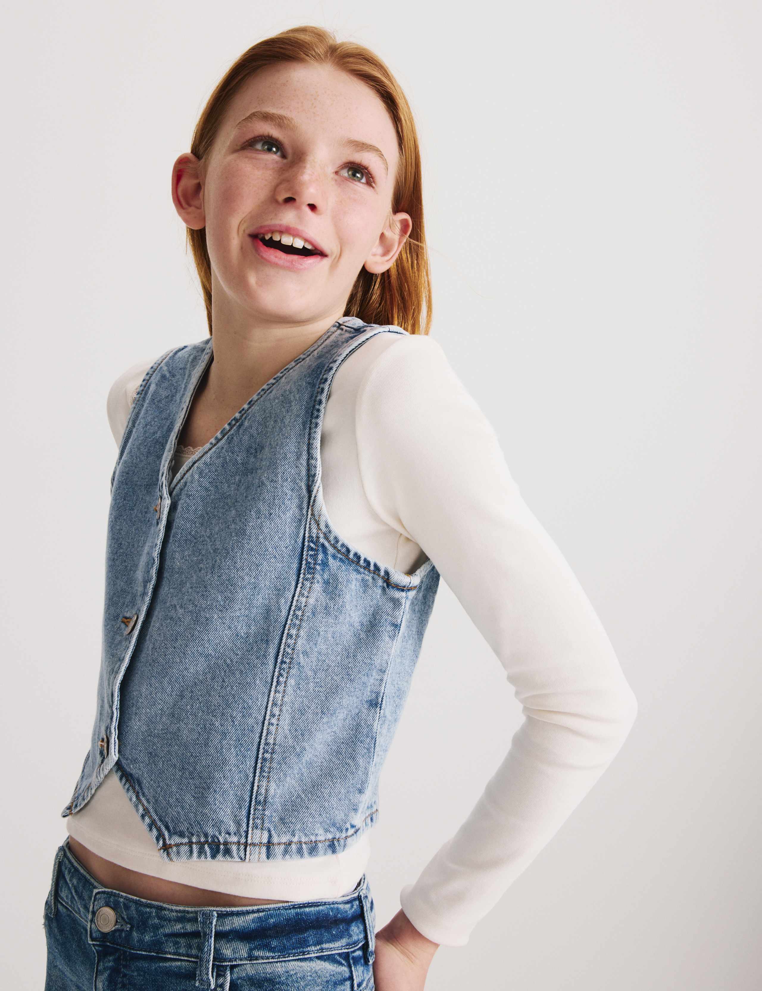 Denim Gilet Vest (6-16 Yrs) 3 of 5