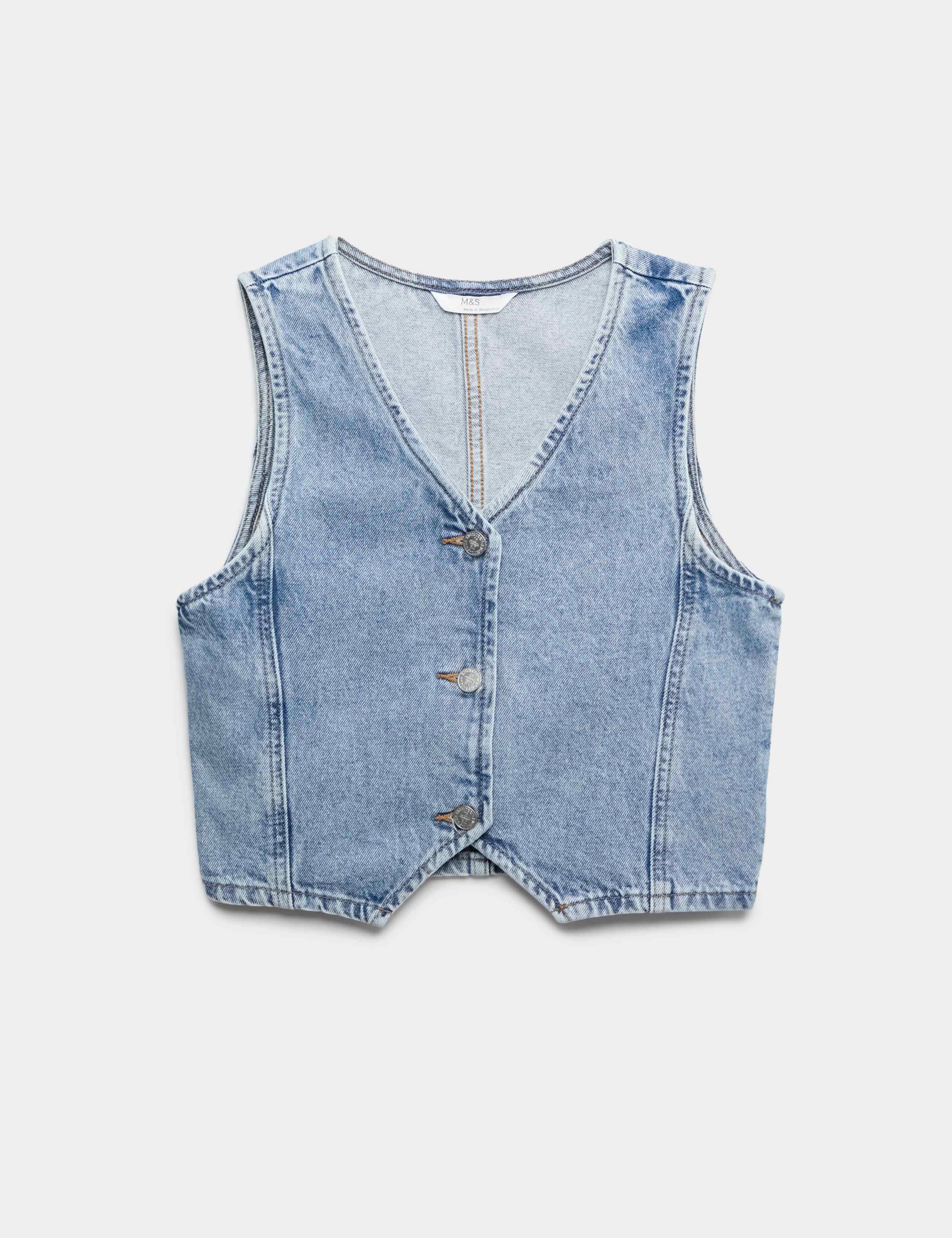 Denim Gilet Vest (6-16 Yrs) 2 of 5