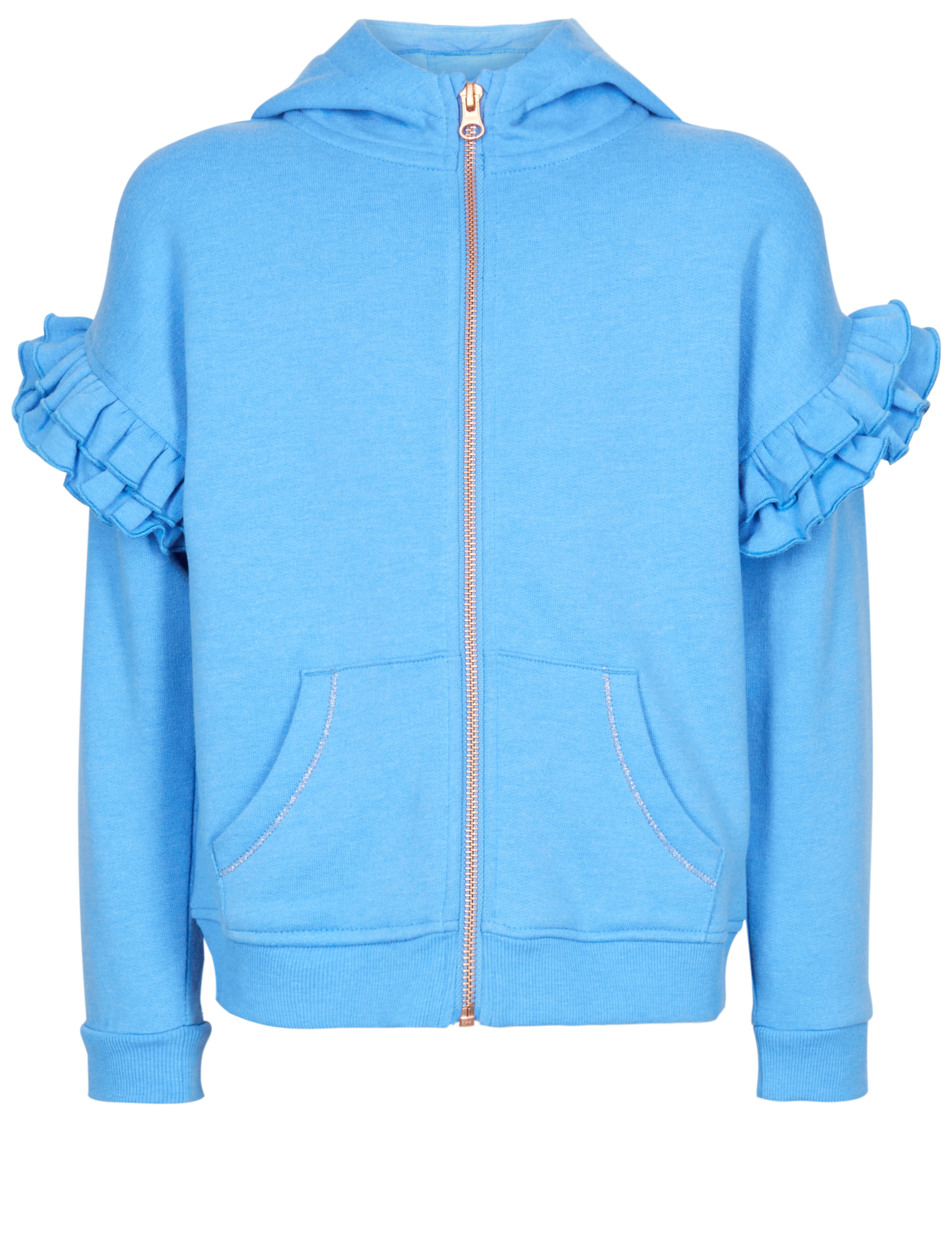 Frill Sleeve Hooded Sweatshirt (3-16 Years) 5 of 6