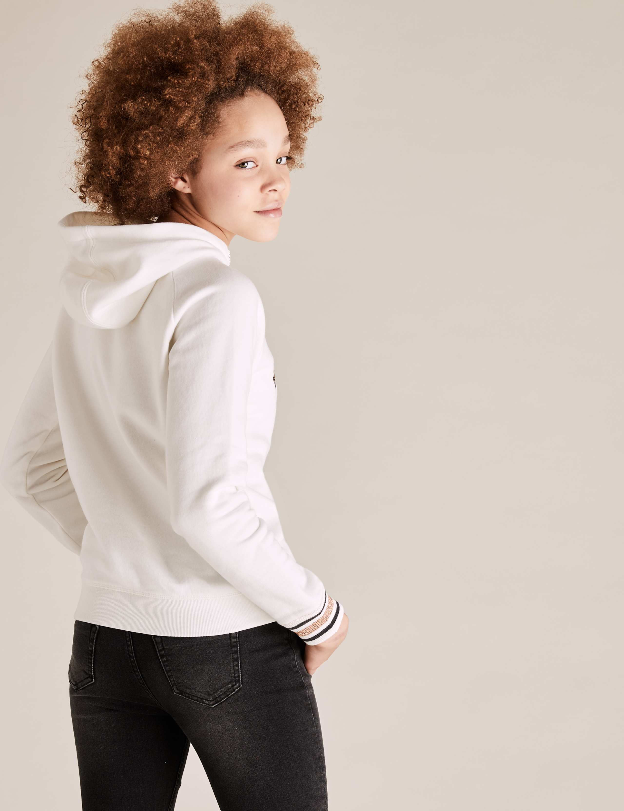 Cotton Wild Life Slogan Hoodie (6-14 Yrs) 4 of 5