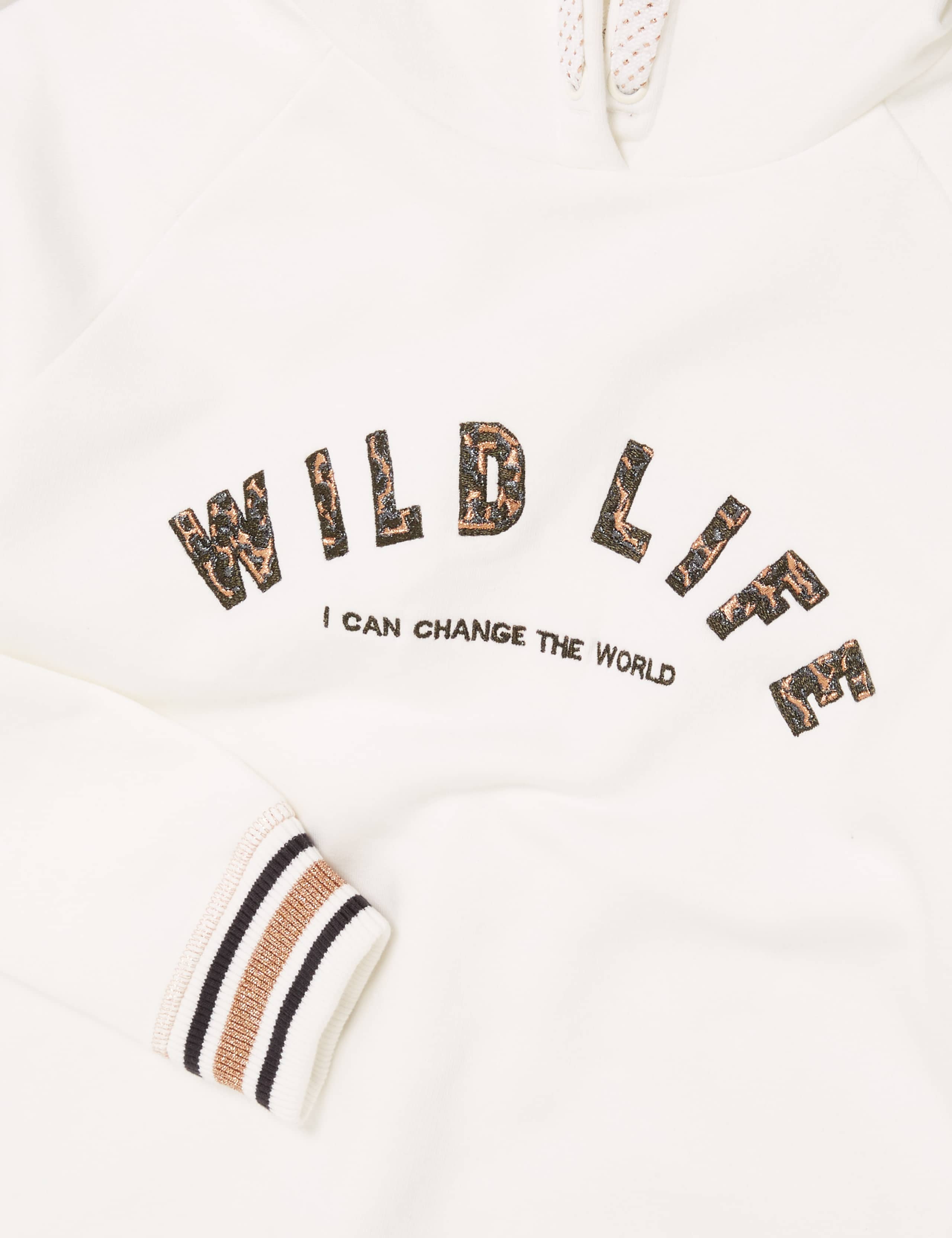 Cotton Wild Life Slogan Hoodie (6-14 Yrs) 5 of 5