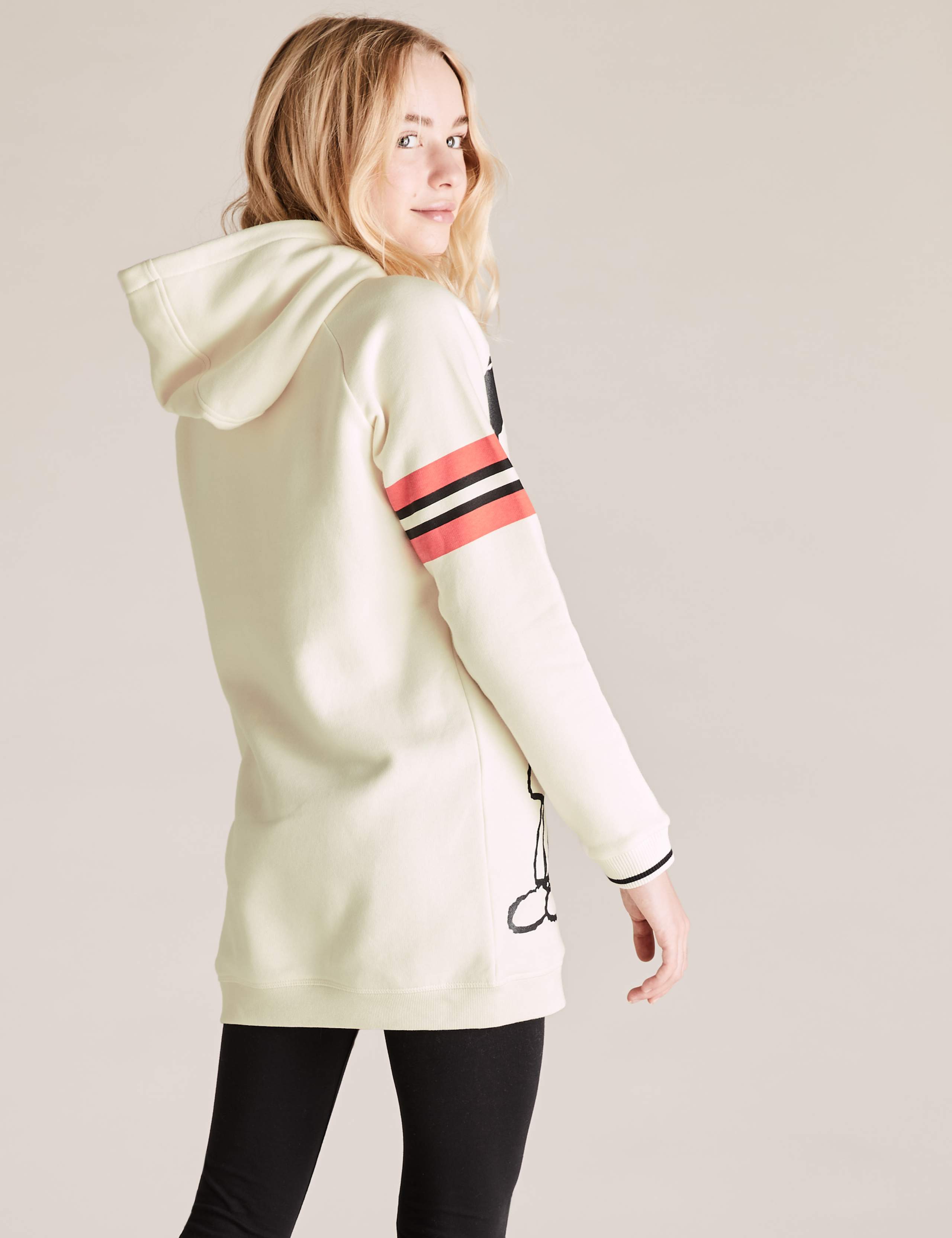 Snoopy™ Cotton Rich Longline Hoodie (6-16 Yrs) 4 of 5