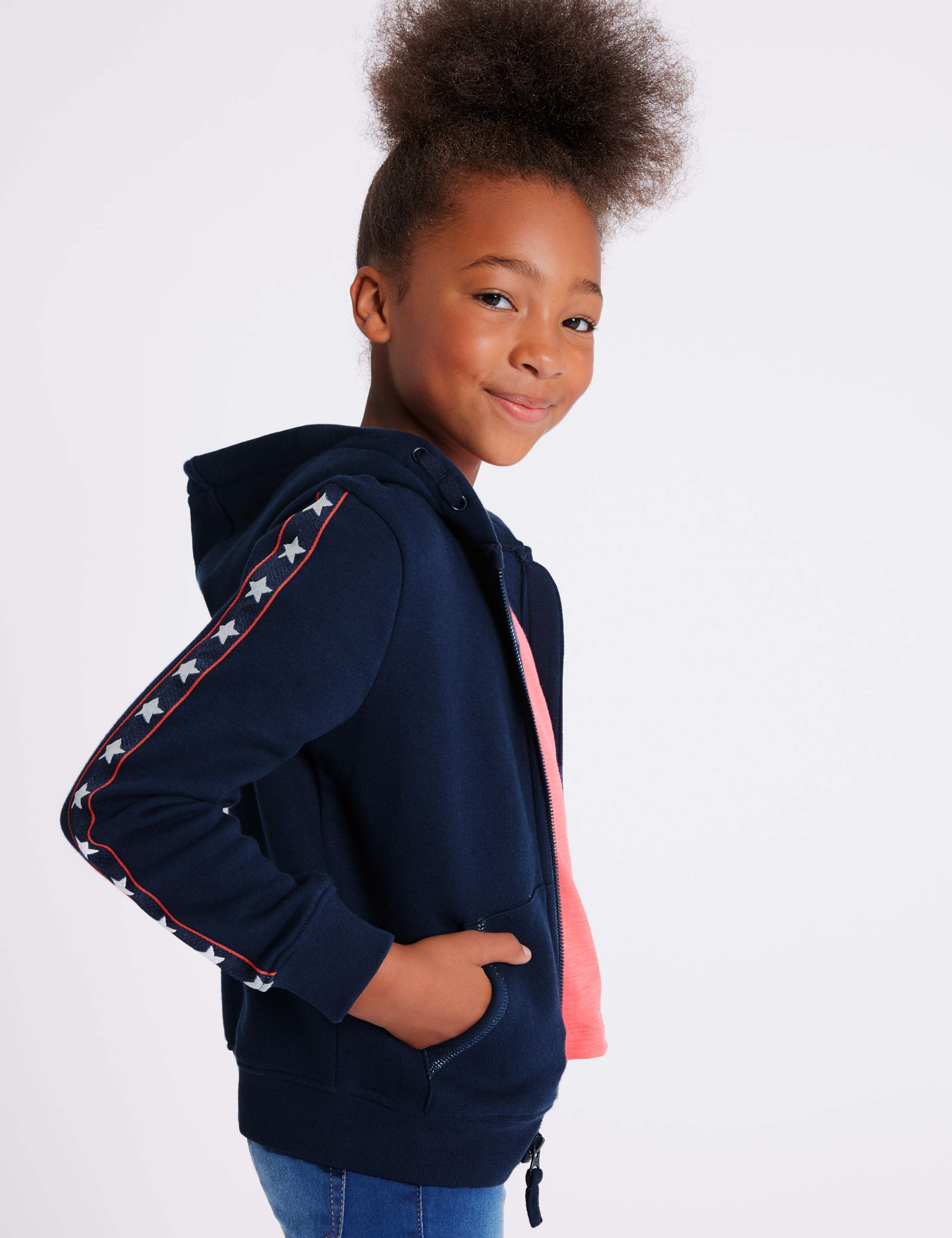 Cotton Rich Star Hooded Top (3-16 Years) 3 of 3