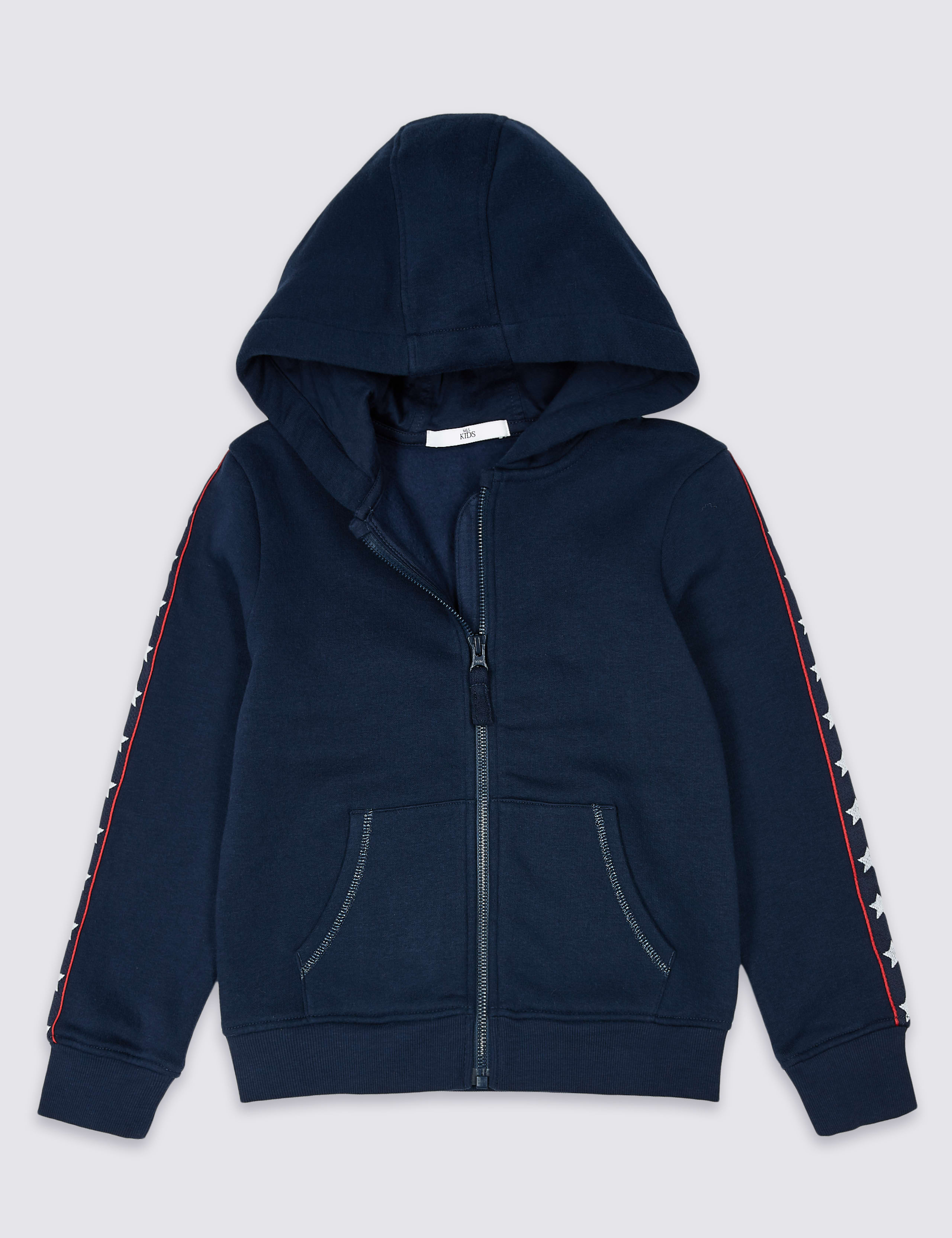 Cotton Rich Star Hooded Top (3-16 Years) 2 of 3