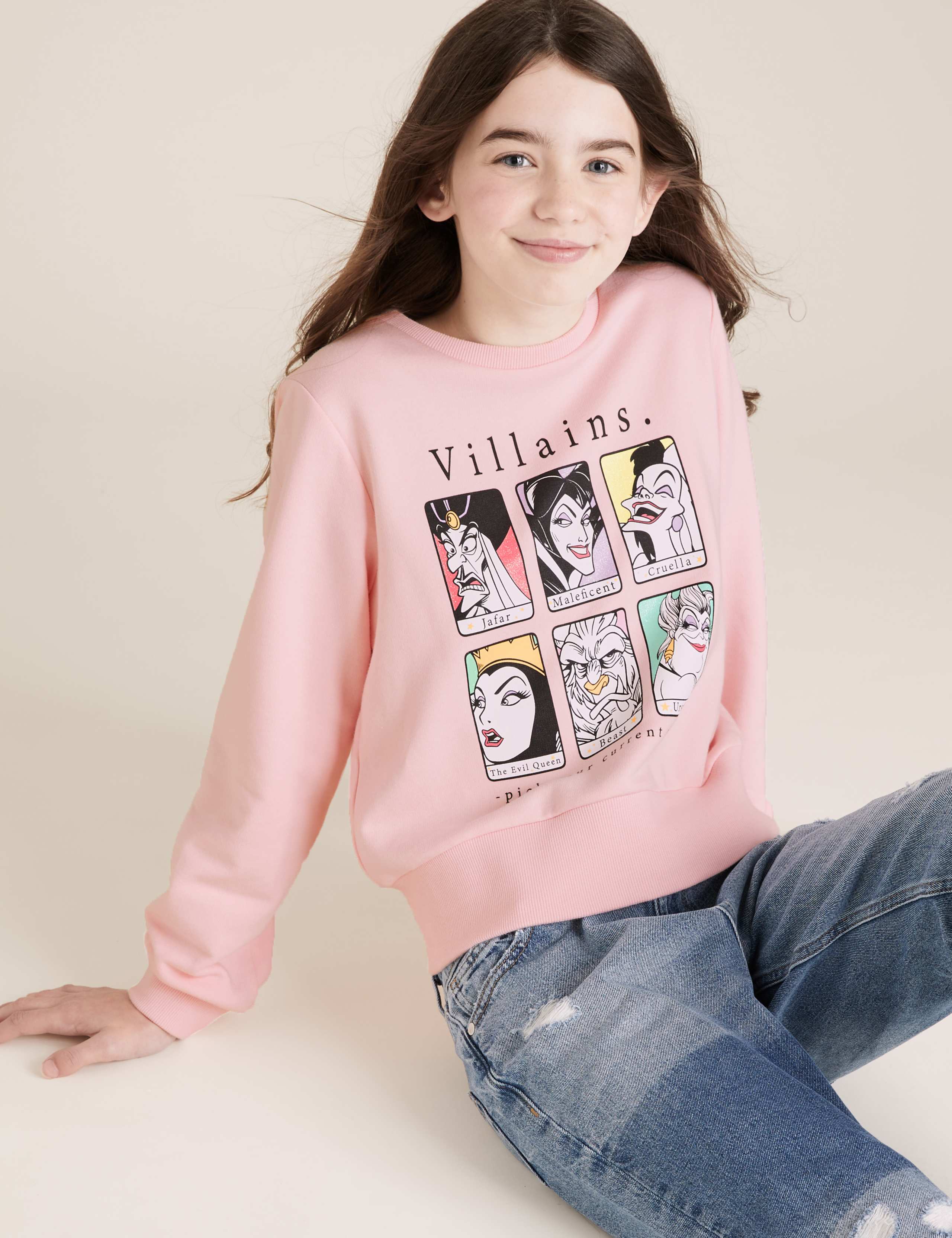 Disney™ Villains Sweatshirt (6-14 Yrs) 1 of 5