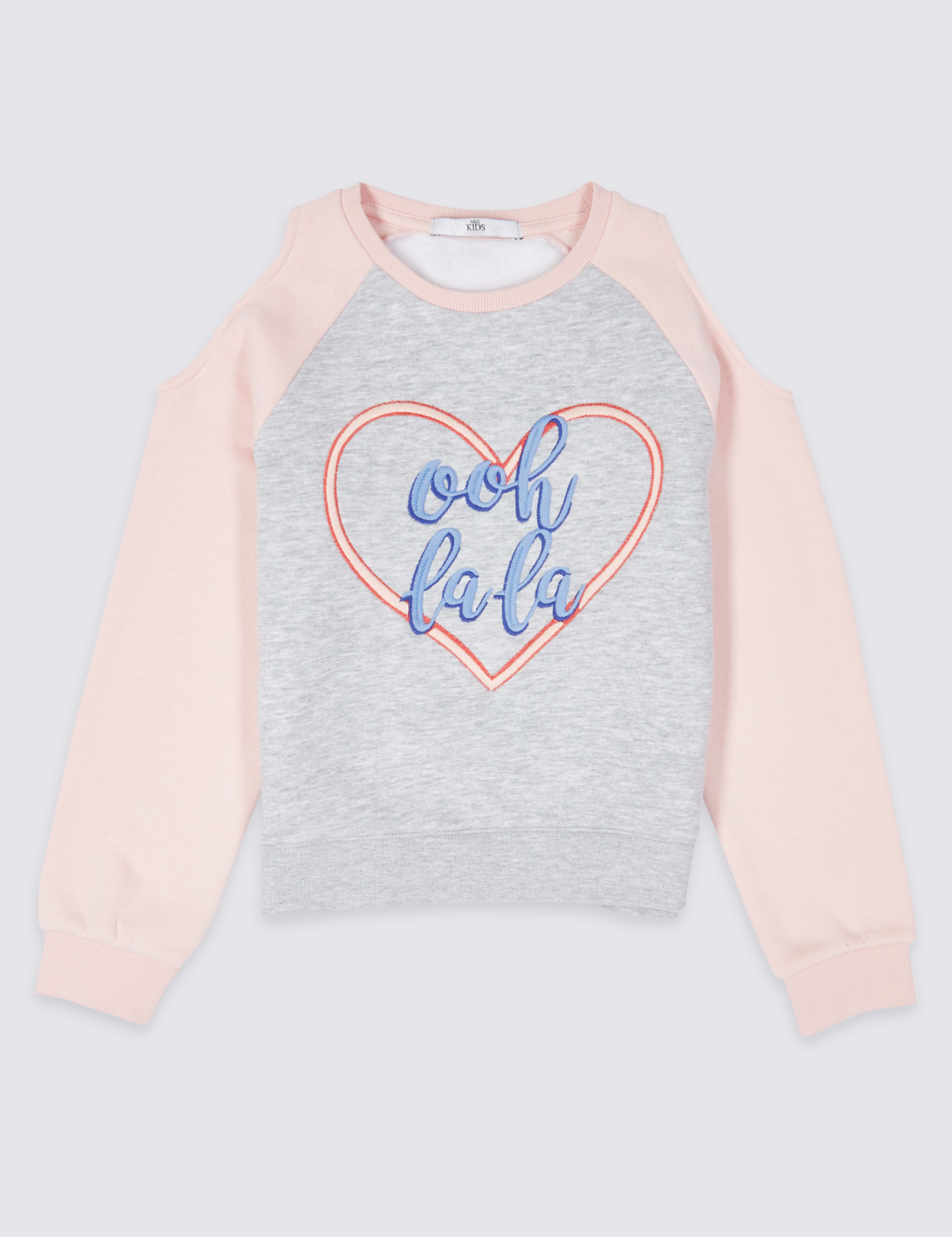 Cotton Rich Sweatshirt (3-16 Years) 2 of 4