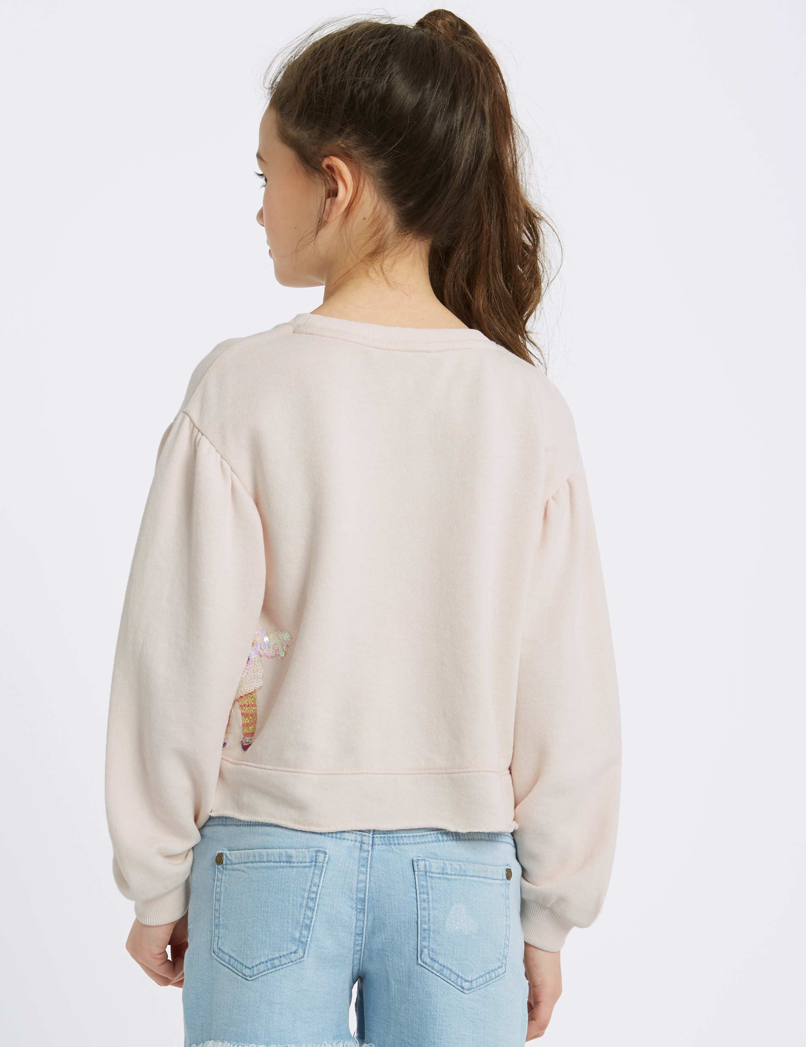 Cotton Rich Llama Sweatshirt (3-16 Years) 3 of 4