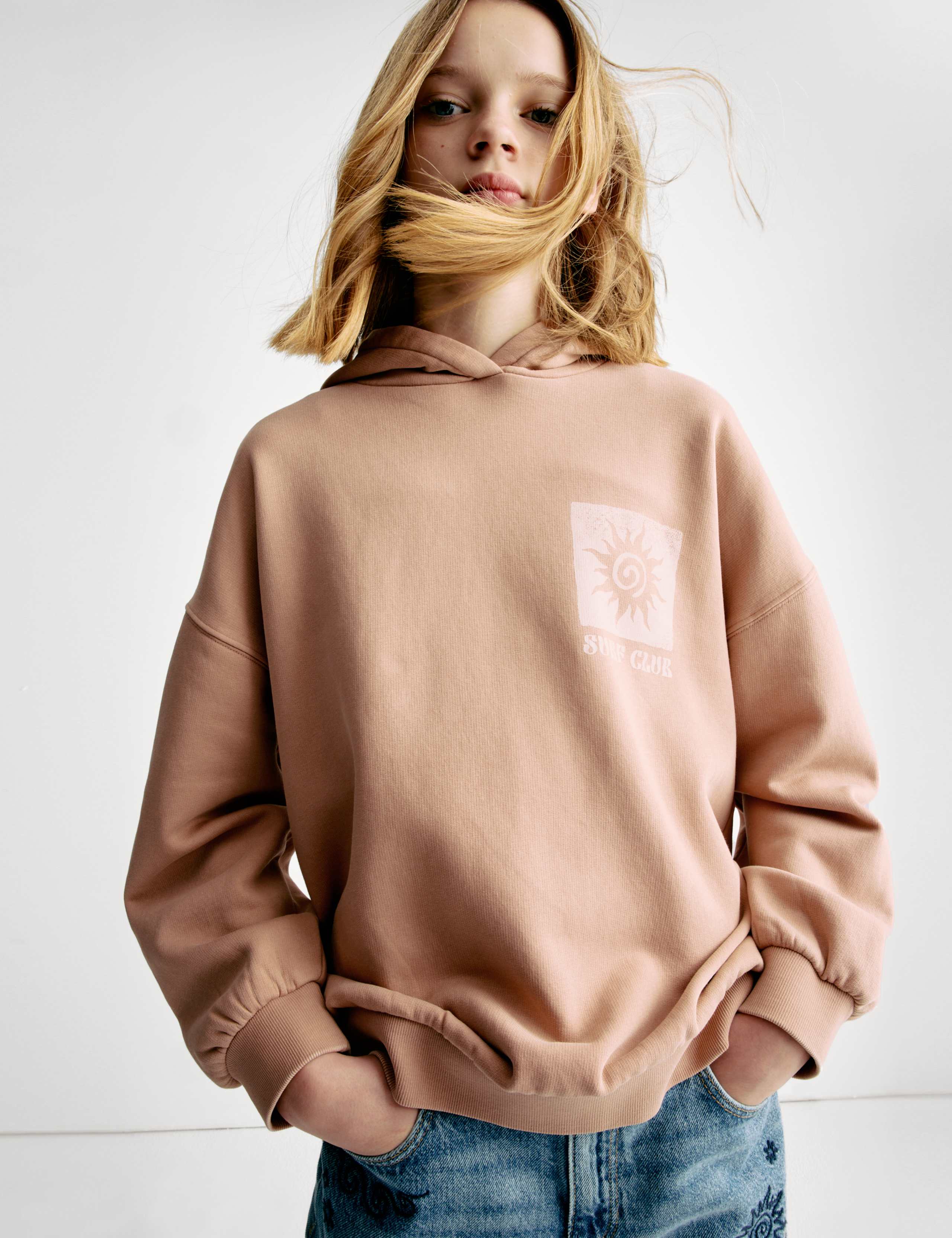 Cotton Rich Surf Graphic Hoodie (6-16 Yrs) 1 of 8