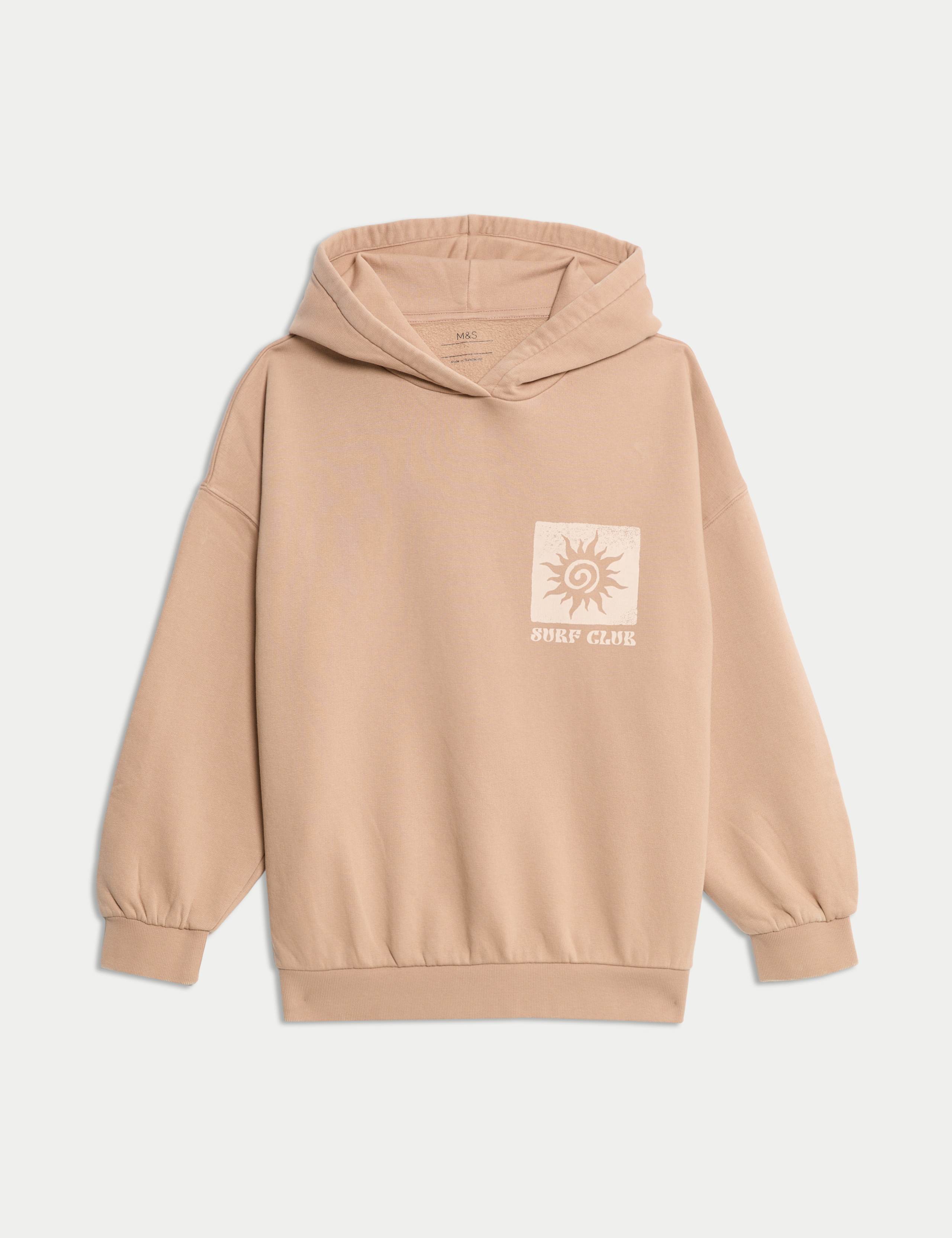 Cotton Rich Surf Graphic Hoodie (6-16 Yrs) 2 of 8