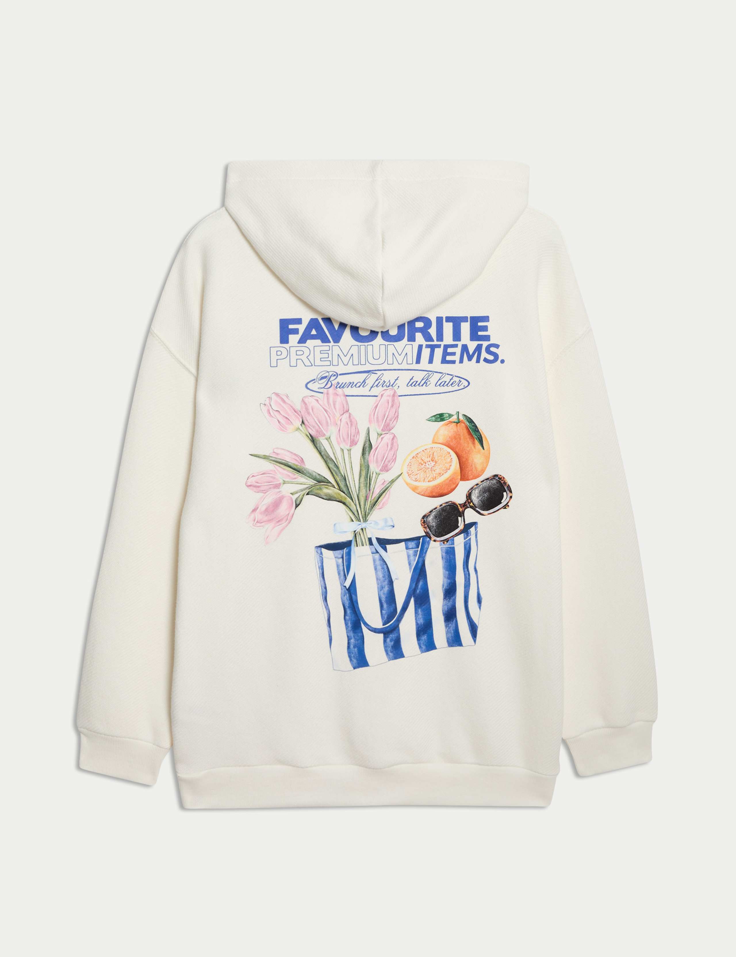 Cotton Rich Print Hoodie (6-16 Yrs) 8 of 8