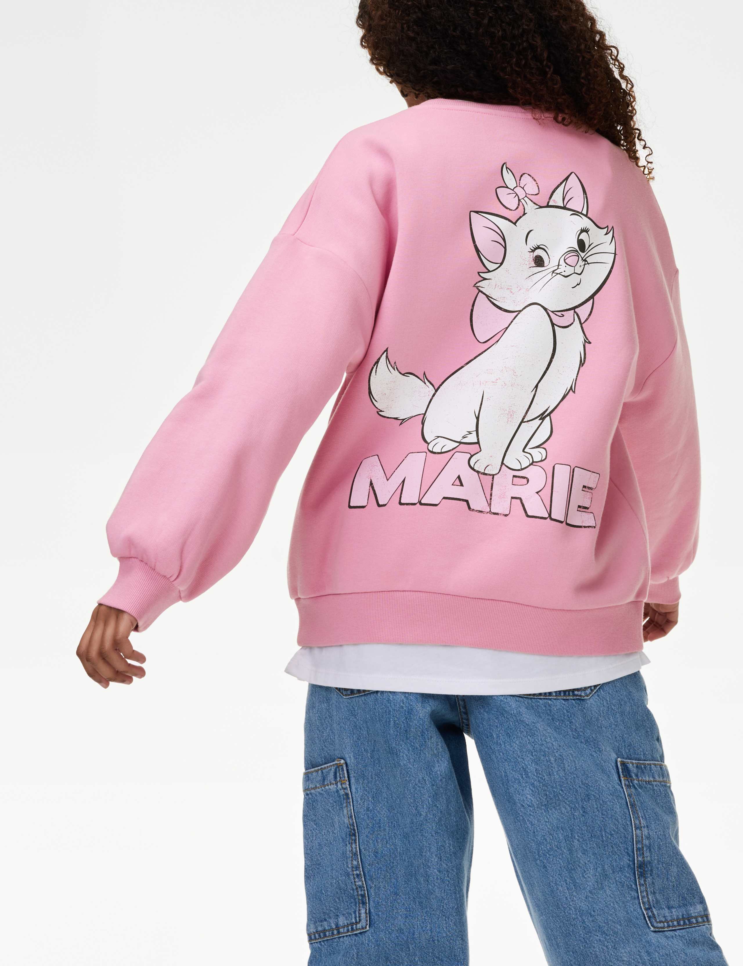 Cotton Rich Disney Aristocats™ Sweatshirt (6-16 Yrs) 4 of 6