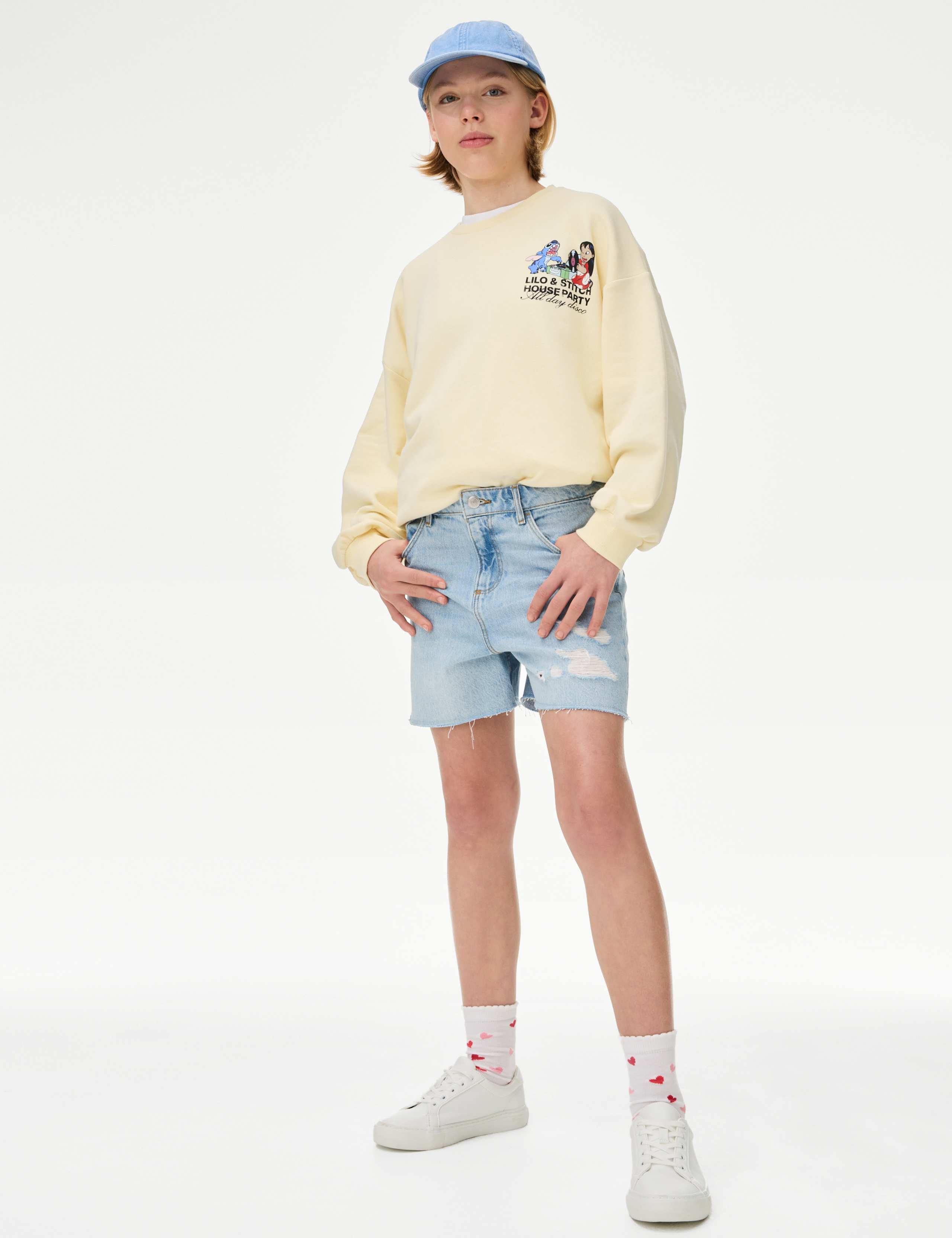 Cotton Rich Lilo & Stitch™ Sweatshirt (6-16 Yrs) 3 of 6