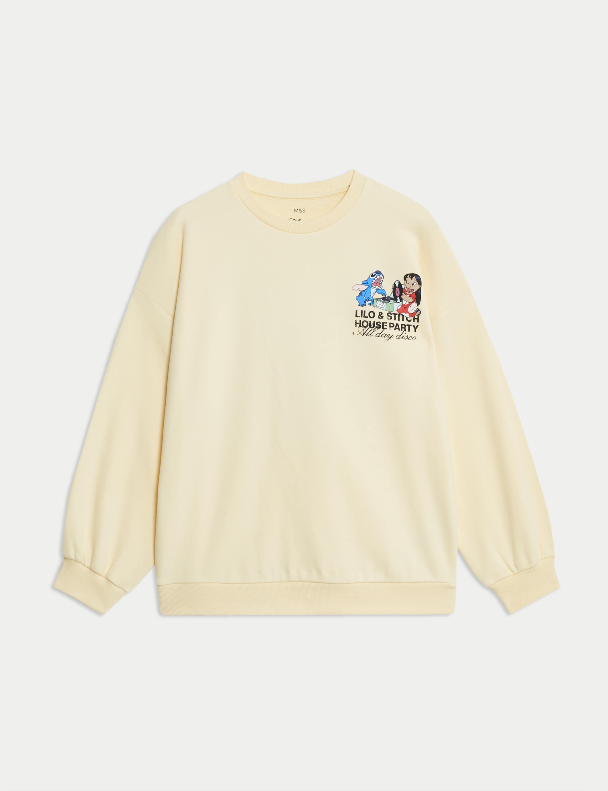 Cotton Rich Lilo & Stitch™ Sweatshirt (6-16 Yrs) 2 of 6