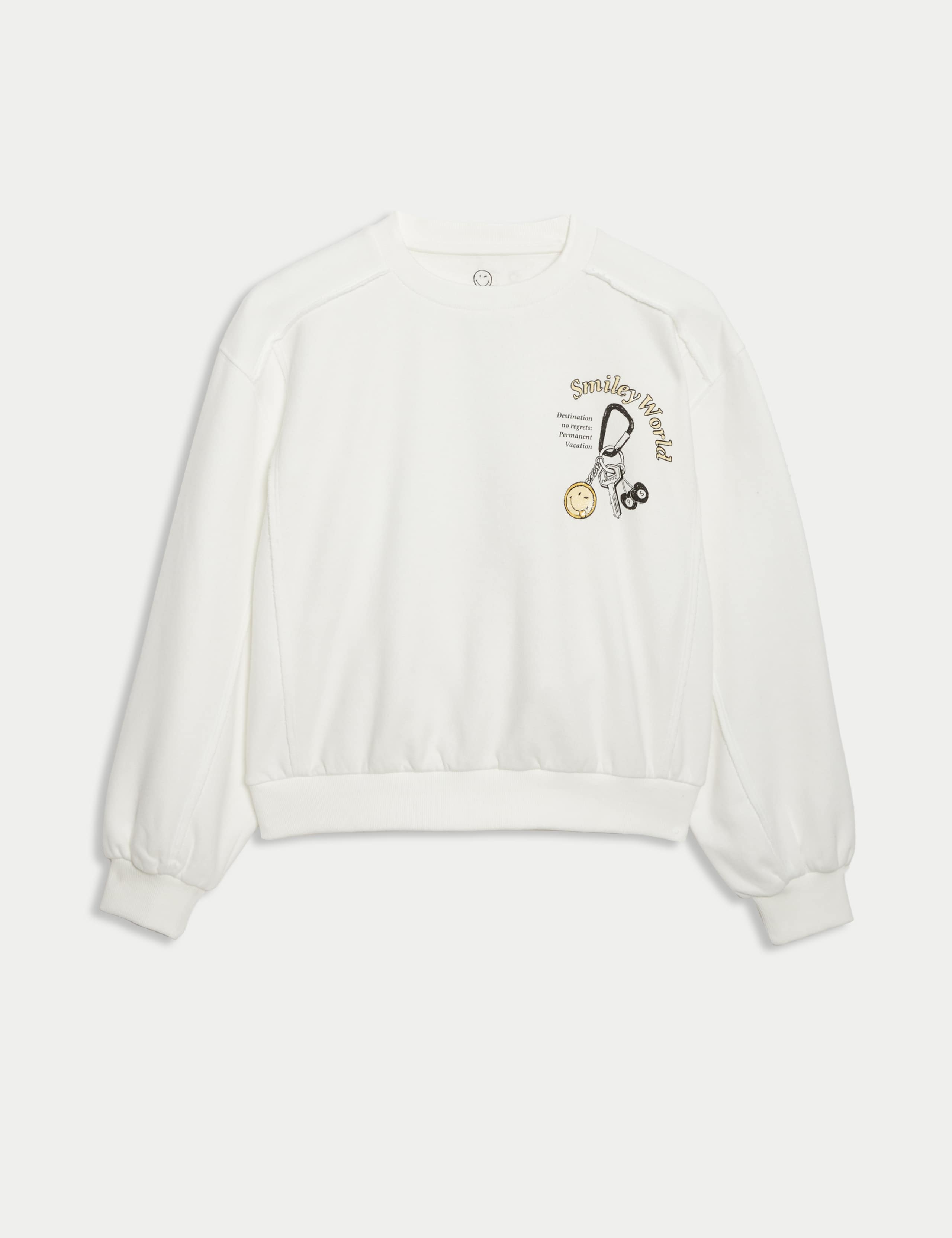 Cotton Rich SmileyWorld® Sweatshirt (2-16 Yrs) 2 of 9