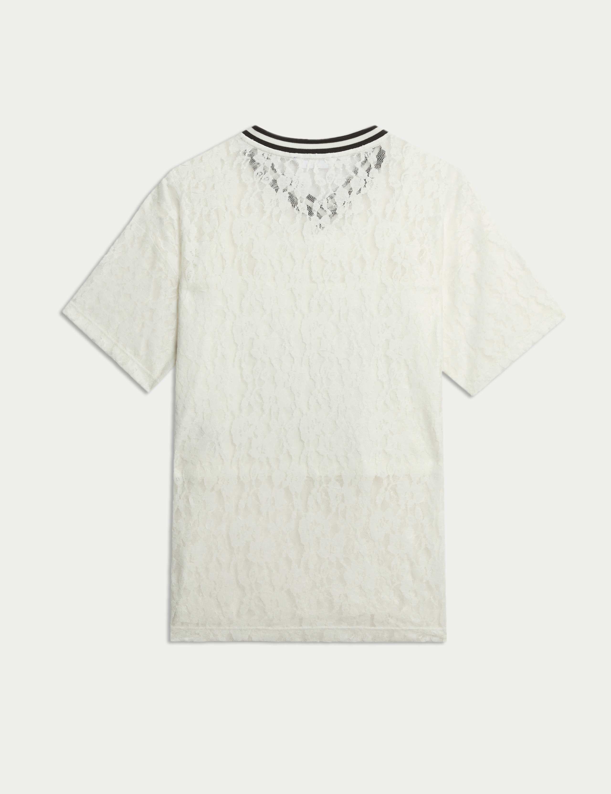 Cotton Blend Lace Print Top (6-16 Yrs) 5 of 5