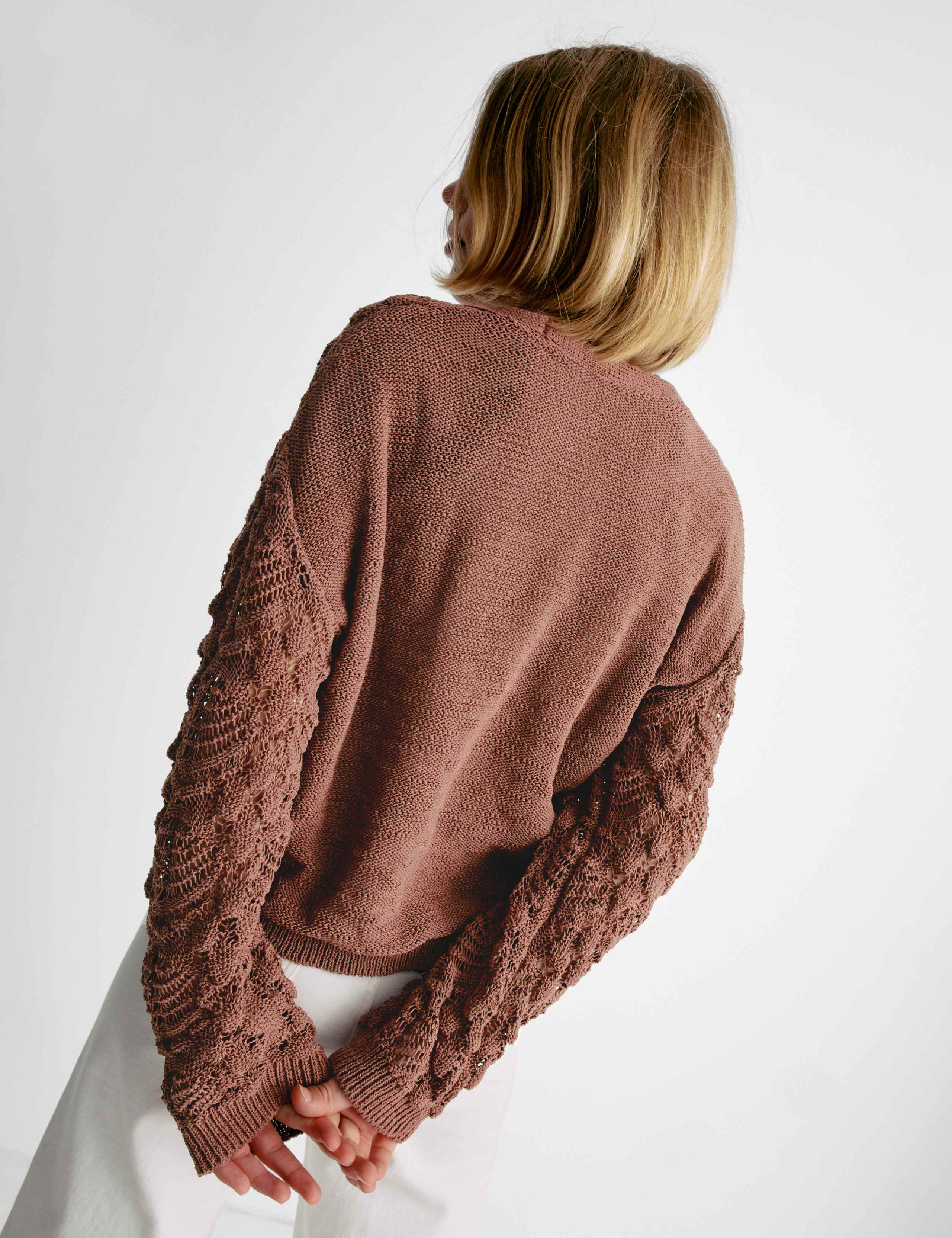 Cotton Blend Knitted Jumper (6-16 Yrs) 5 of 8