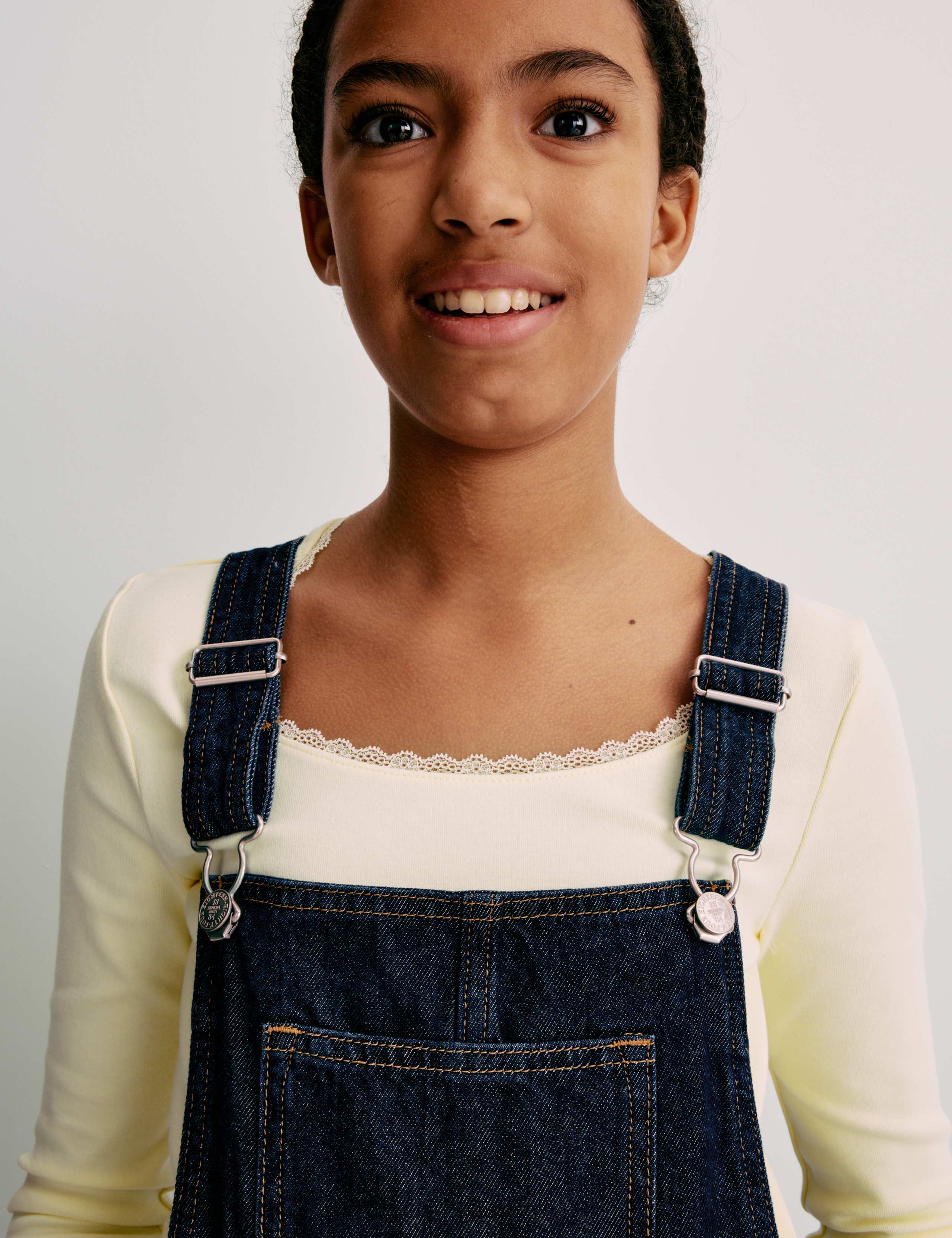 Denim Barrel Dungarees (2-16 Yrs) 3 of 7