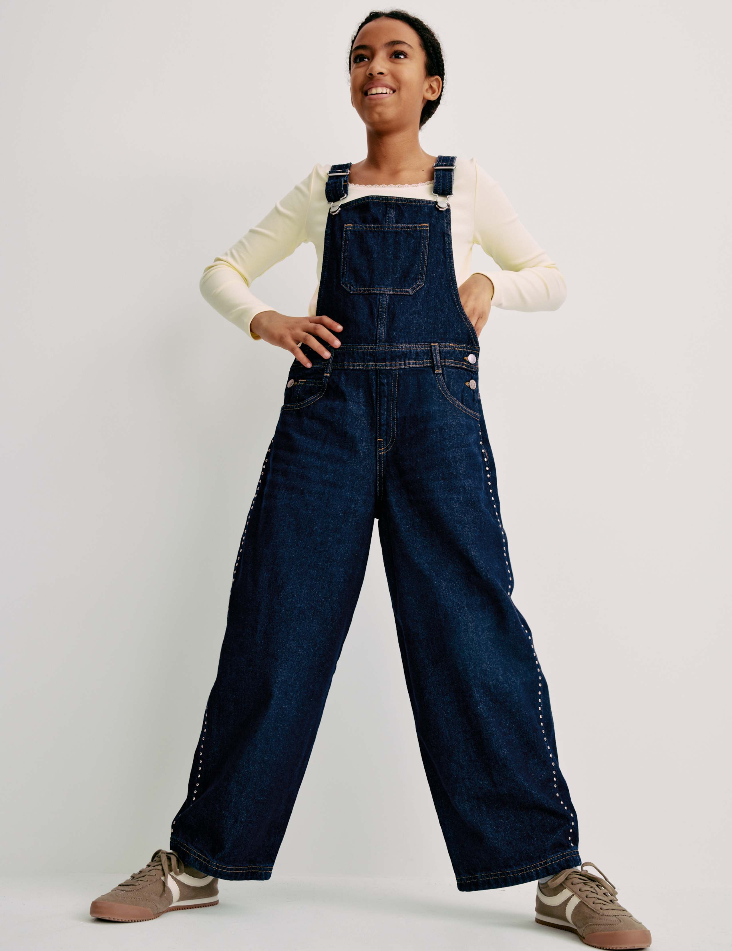 Denim Barrel Dungarees (6-16 Yrs) 5 of 7