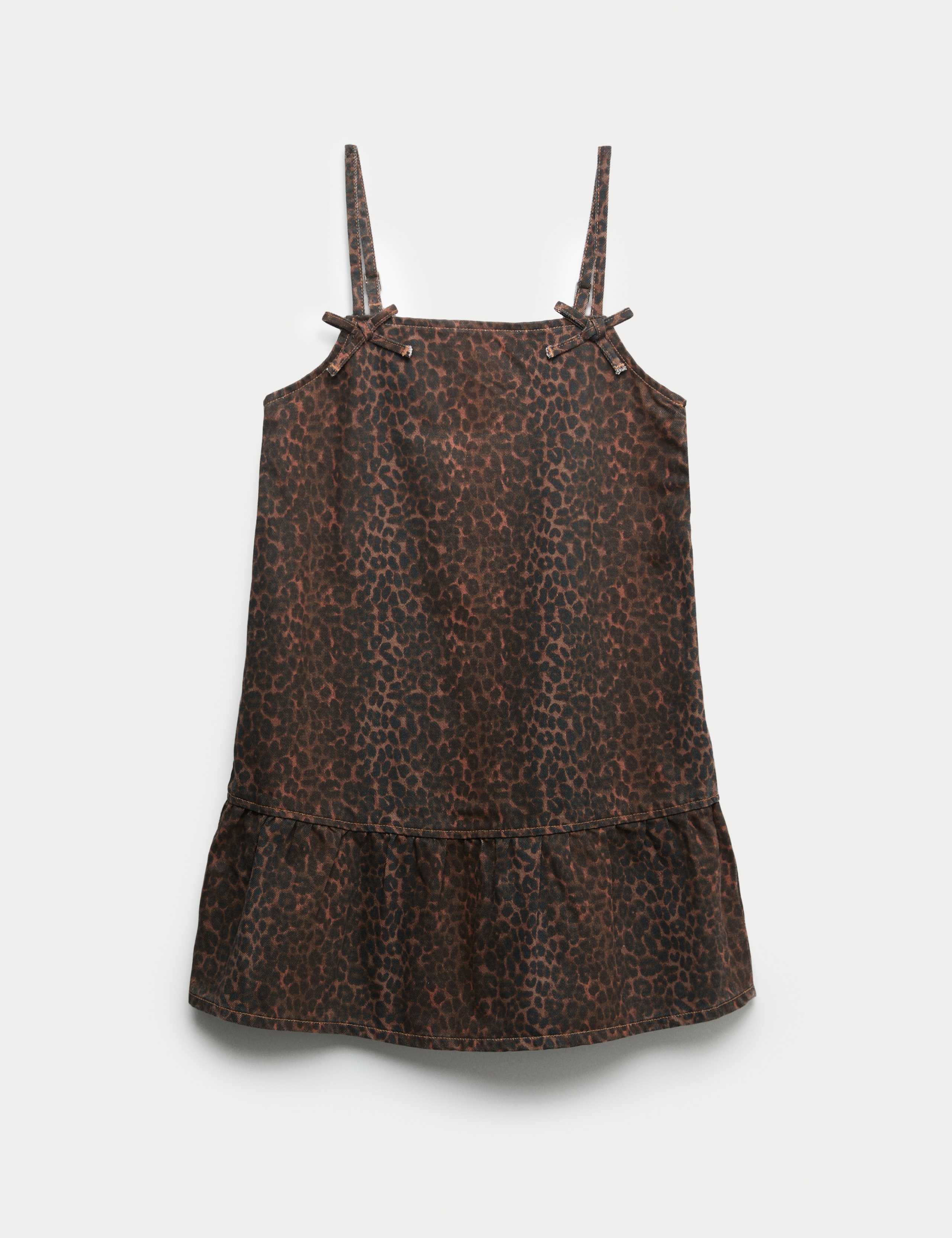 2pc Pure Cotton Leopard Dress & T-Shirt (2-16 Yrs) 2 of 3