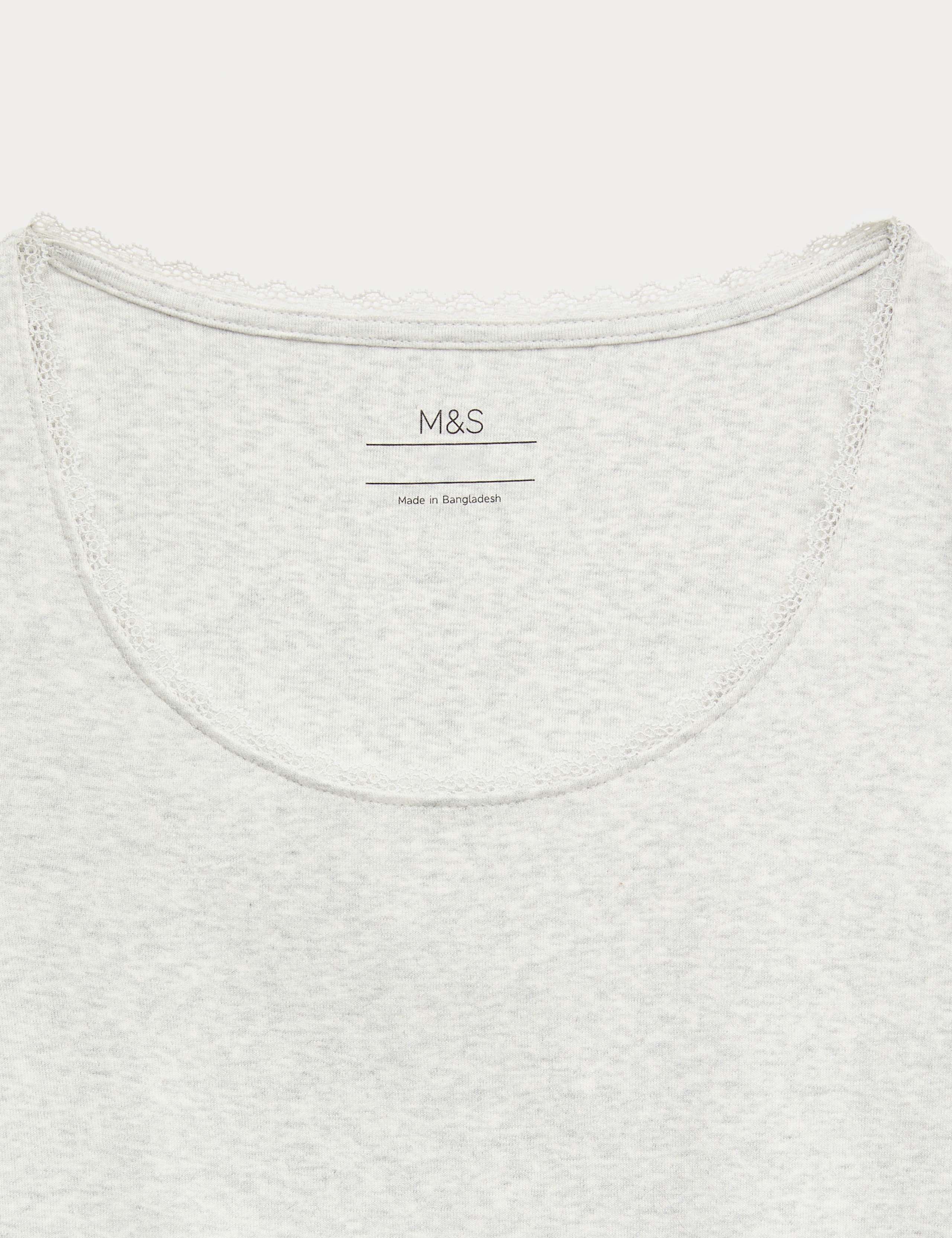 Cotton Rich Lace Trim Dress (6-16 Yrs) 2 of 2