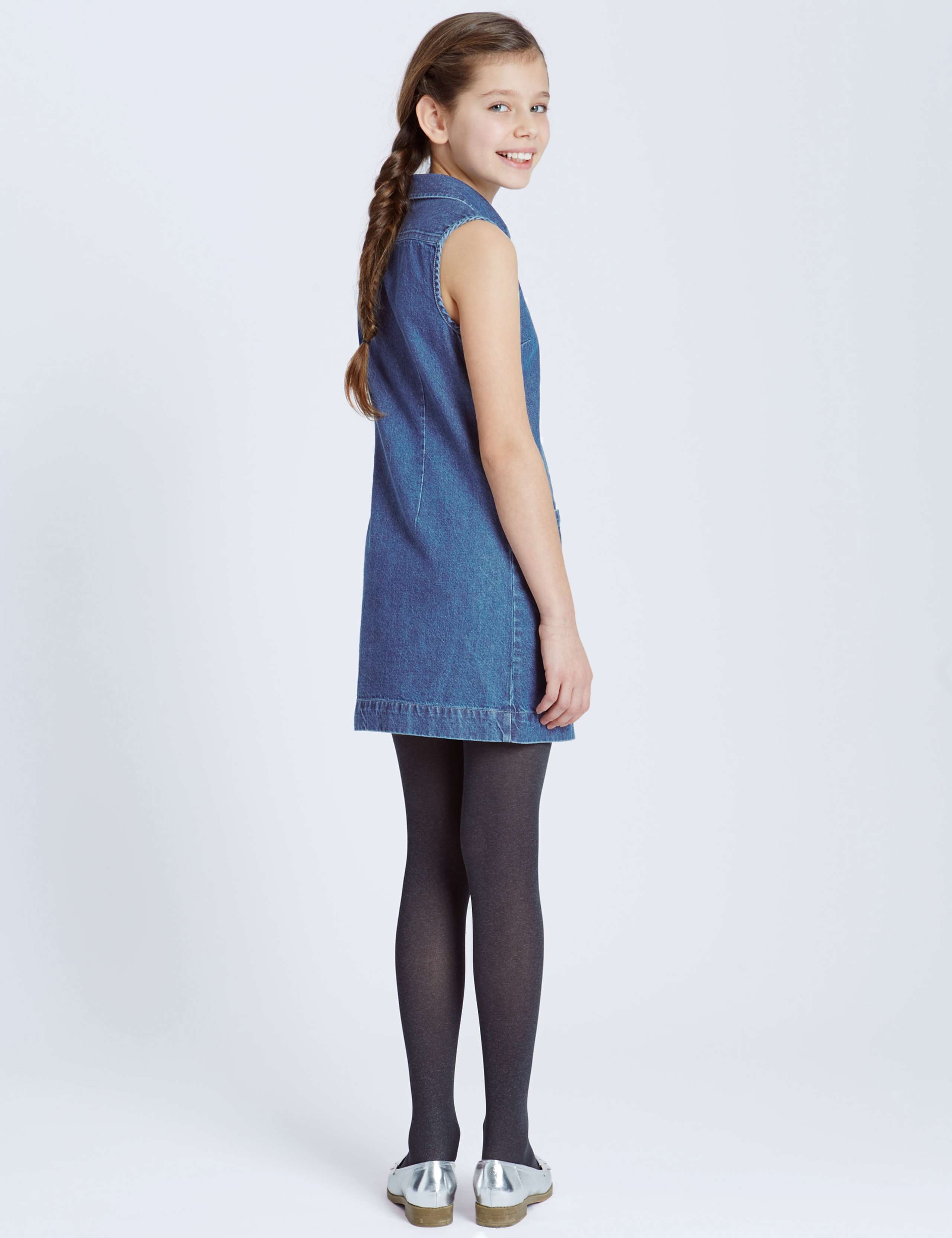 Denim Pinafore Dress (5-14 Years) 3 of 3