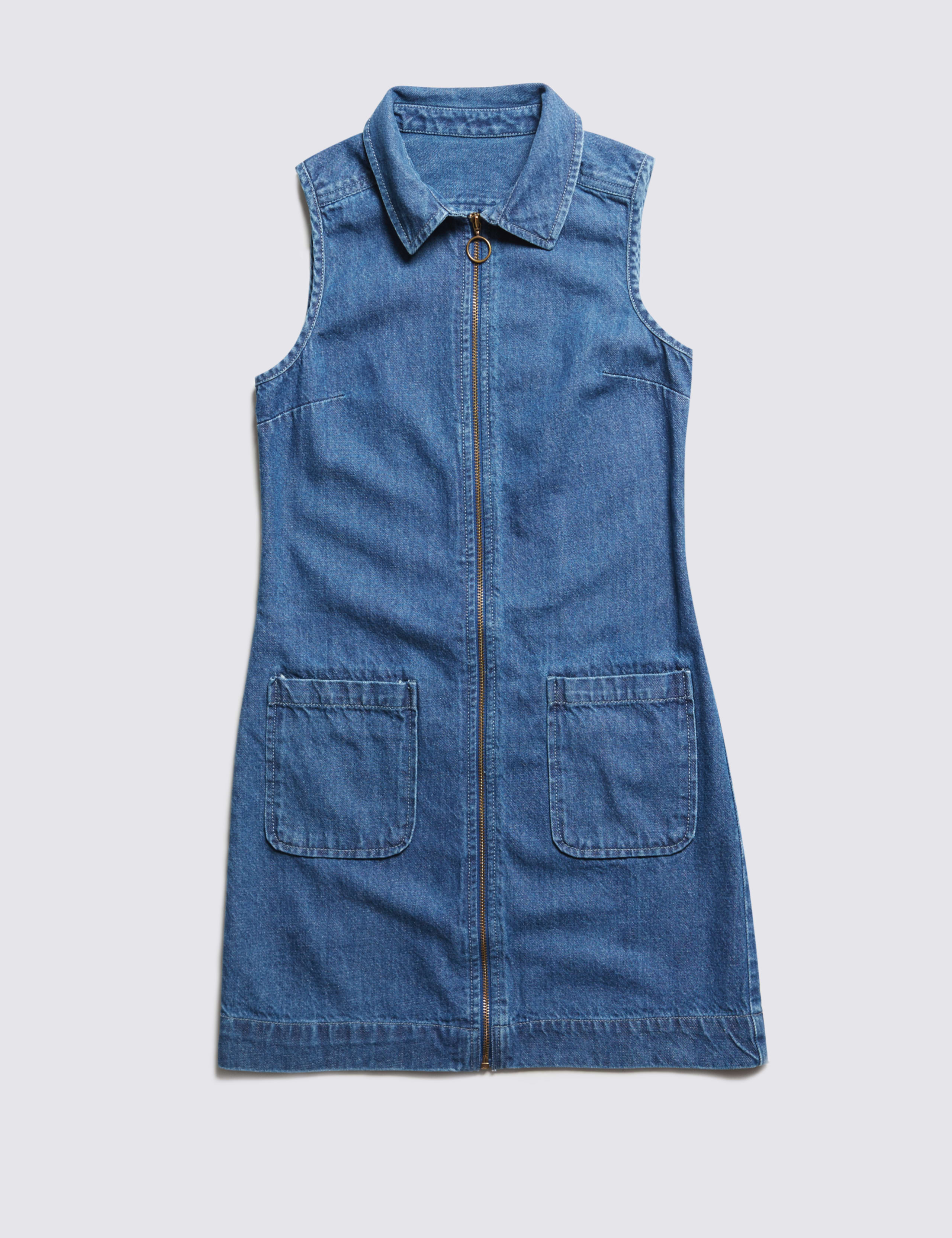 Denim Pinafore Dress (5-14 Years) 2 of 3