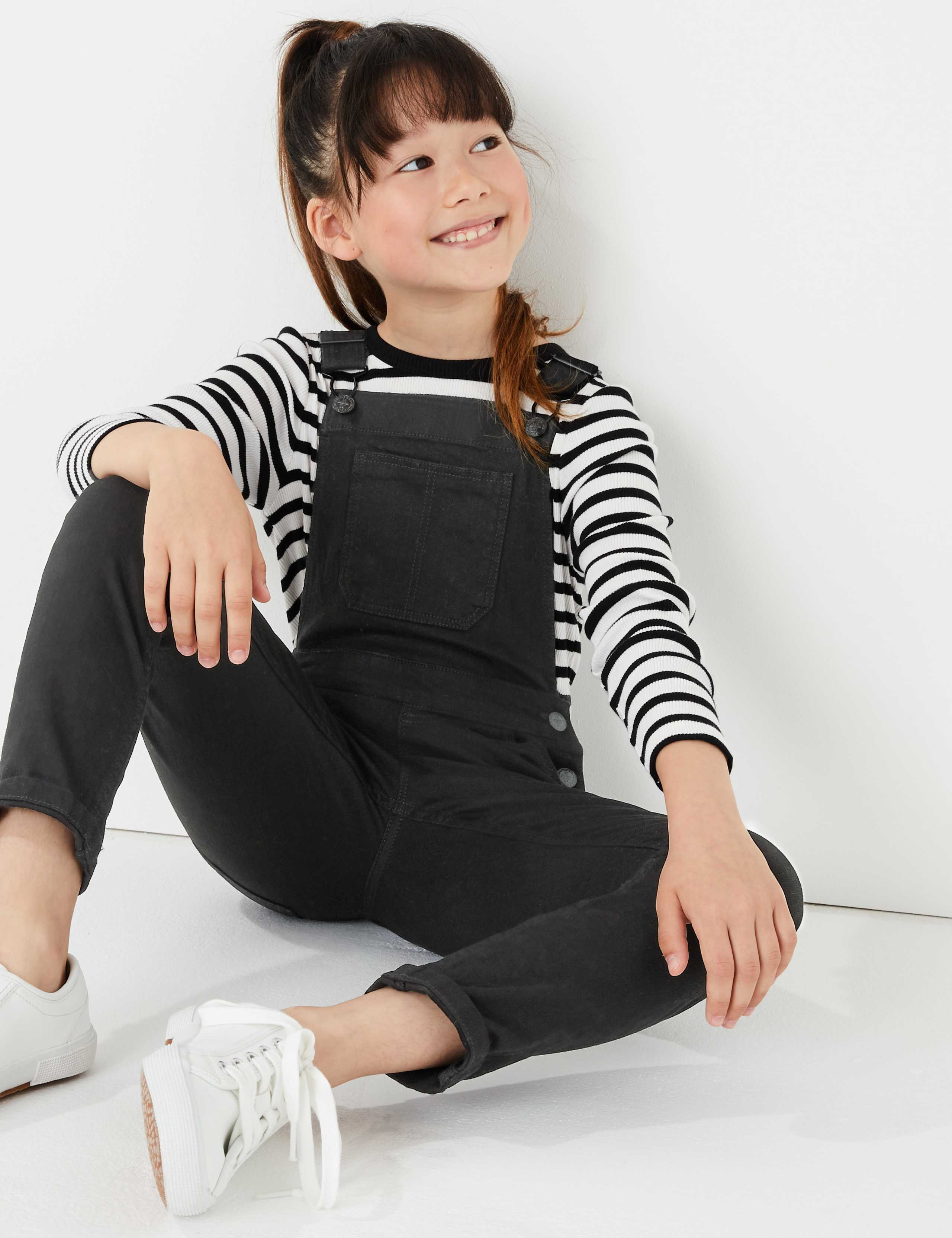 Denim Dungarees (3-16 Years) 1 of 4